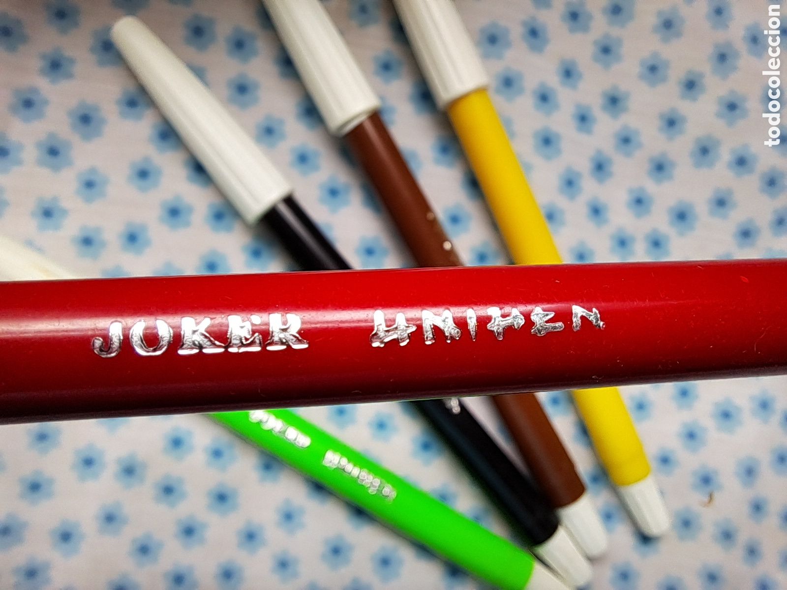 Escriban&iacute;a: Joker Unipen. Rotuladores a&ntilde;os 70 - 80