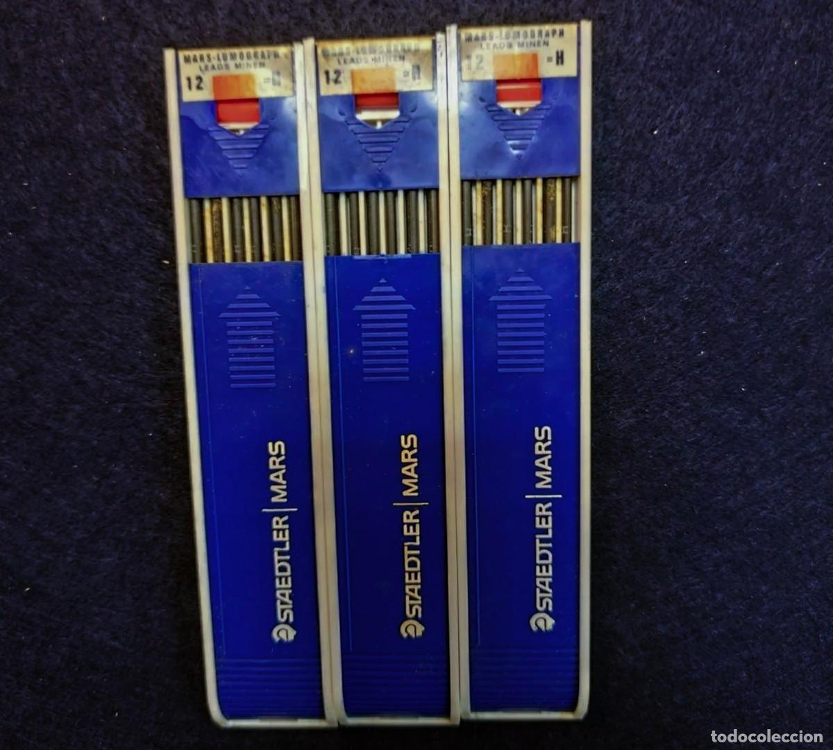 Schreibwaren: 3 PAQUETES 12 H MINAS STAEDTLER MARS DYNAGRAPH. MADE GERMANY. SIN USAR