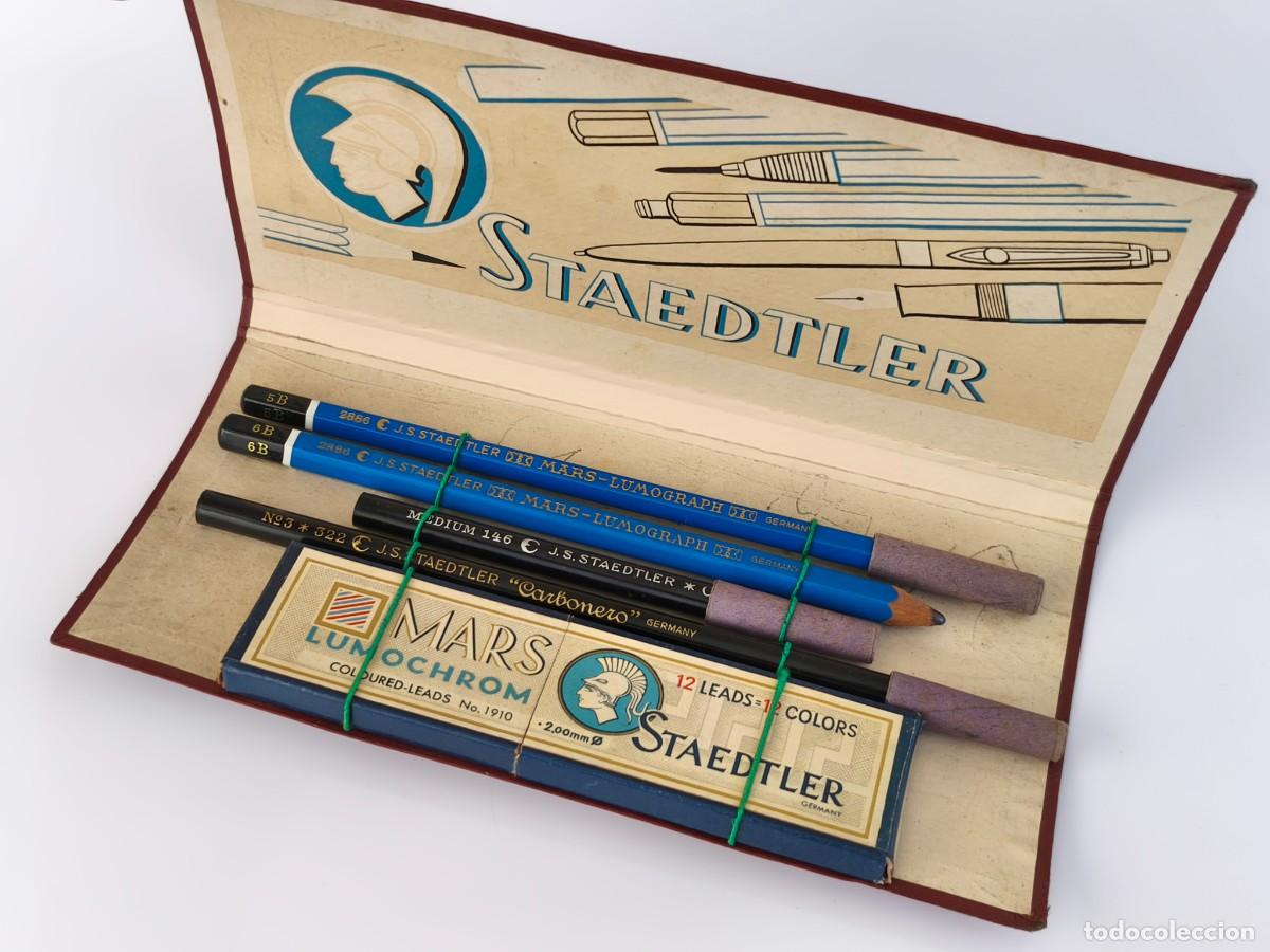 Escriban&iacute;a: Conjunto antiguo Staedtler l&aacute;piz l&aacute;pices