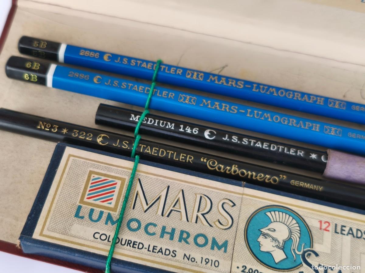 Escriban&iacute;a: Conjunto antiguo Staedtler l&aacute;piz l&aacute;pices - Foto 2