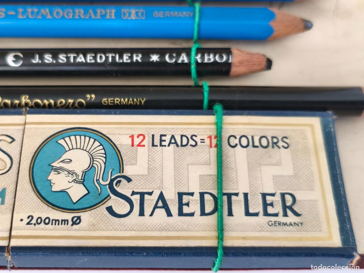 Escriban&iacute;a: Conjunto antiguo Staedtler l&aacute;piz l&aacute;pices - Foto 3