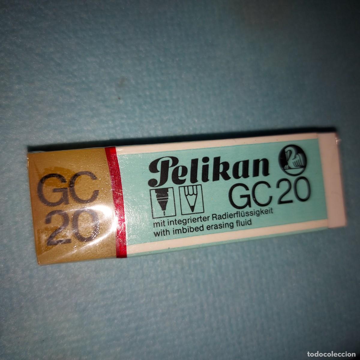 Escriban&iacute;a: PELIKAN, ANTIGUA GOMA DUAL DE BORRAR PARA TINTA CHINA Y LAPIZ GC 20