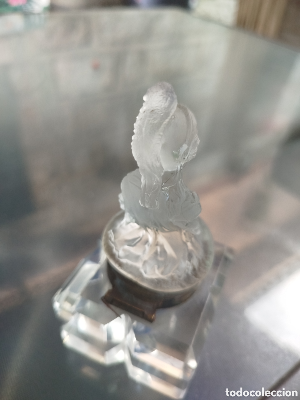 Escriban&iacute;a: Tintero de cristal figura de minerva - Foto 7