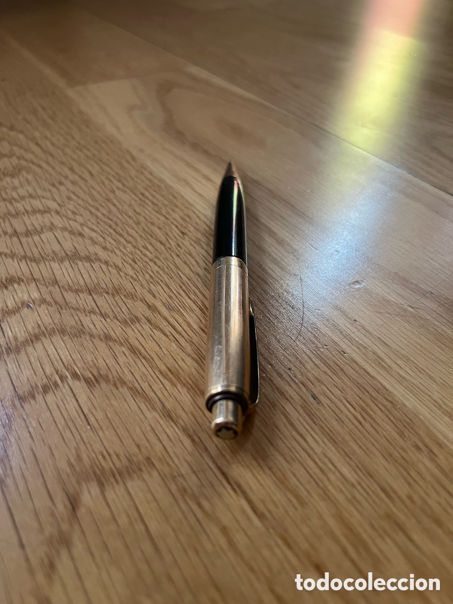Escriban&iacute;a: Portaminas Montblanc Pix 350 Dou&eacute; - Capuch&oacute;n Chapado en Oro - Funcionando