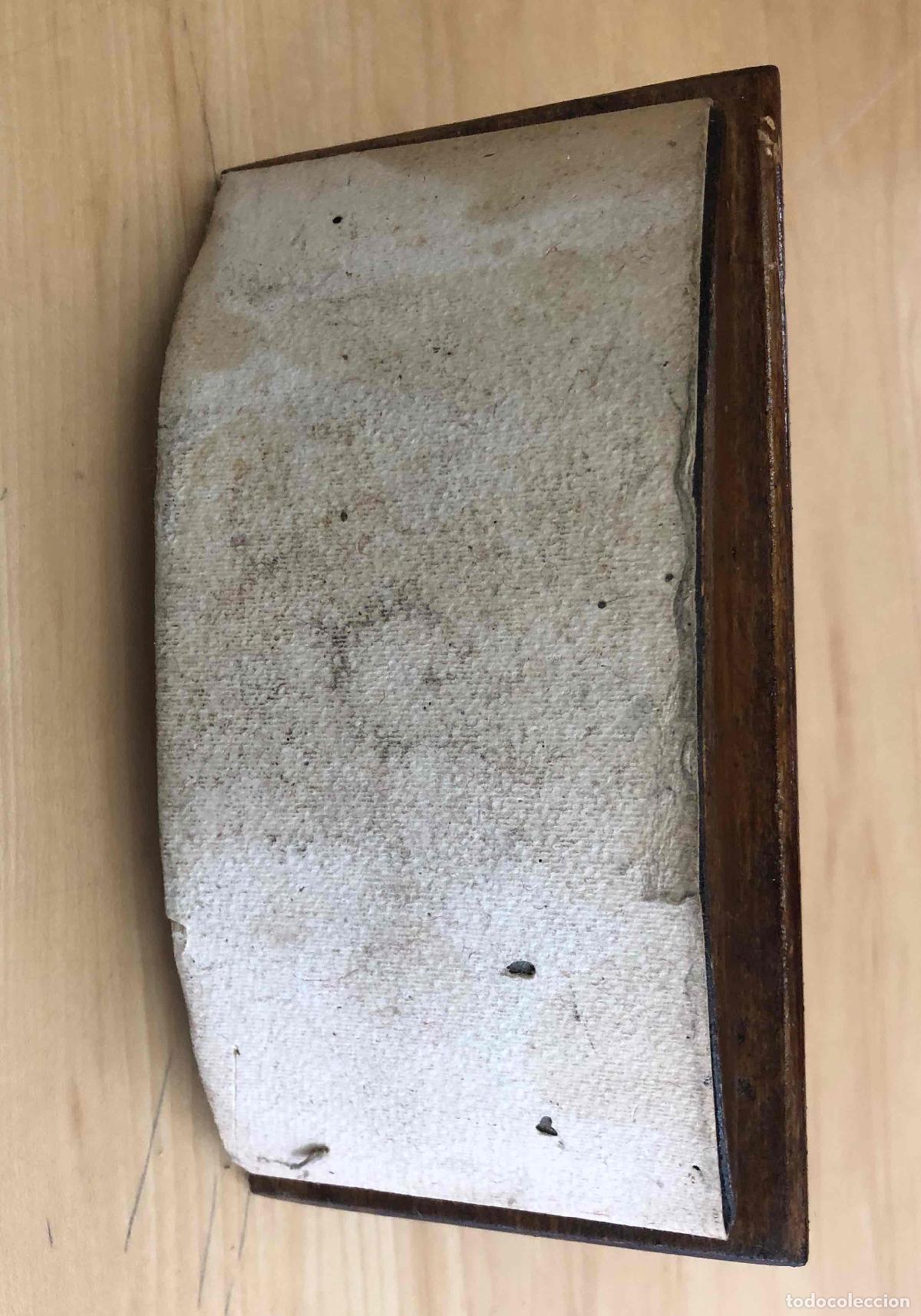 Escriban&iacute;a: ANTIGUO TAMPON DE MADERA PARA PAPEL SECANTE - Foto 3