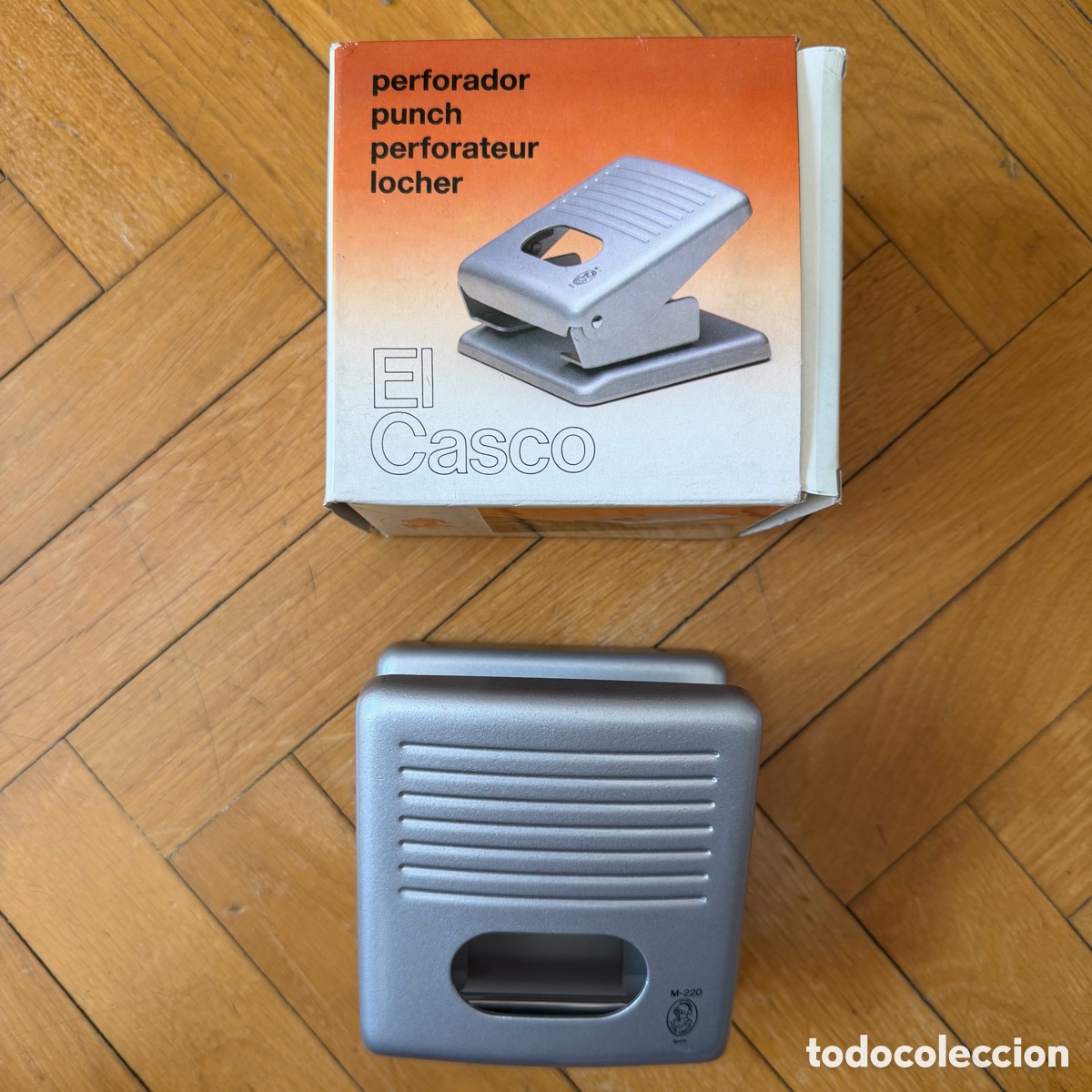 Escriban&iacute;a: Perforador El Casco M-220 gris metalizado