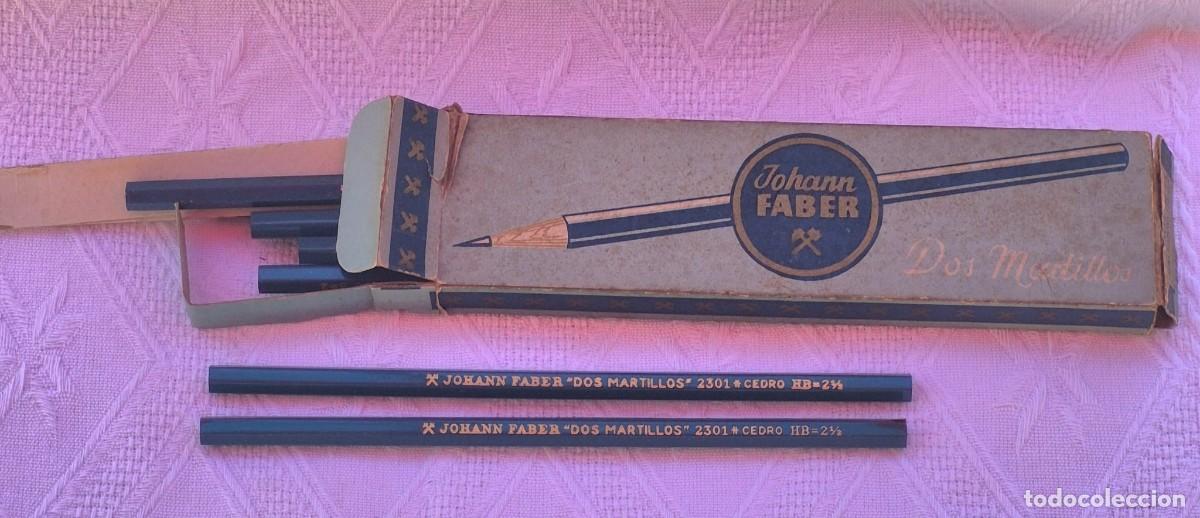 Escriban&iacute;a: JOHANN FABER &ndash; DOS MARTILLOS &ndash; n&ordm; 2301 HB 2 &frac12; mina alemana &ndash;CAJA con 10 L&Aacute;PICES en estuche cart&oacute;n