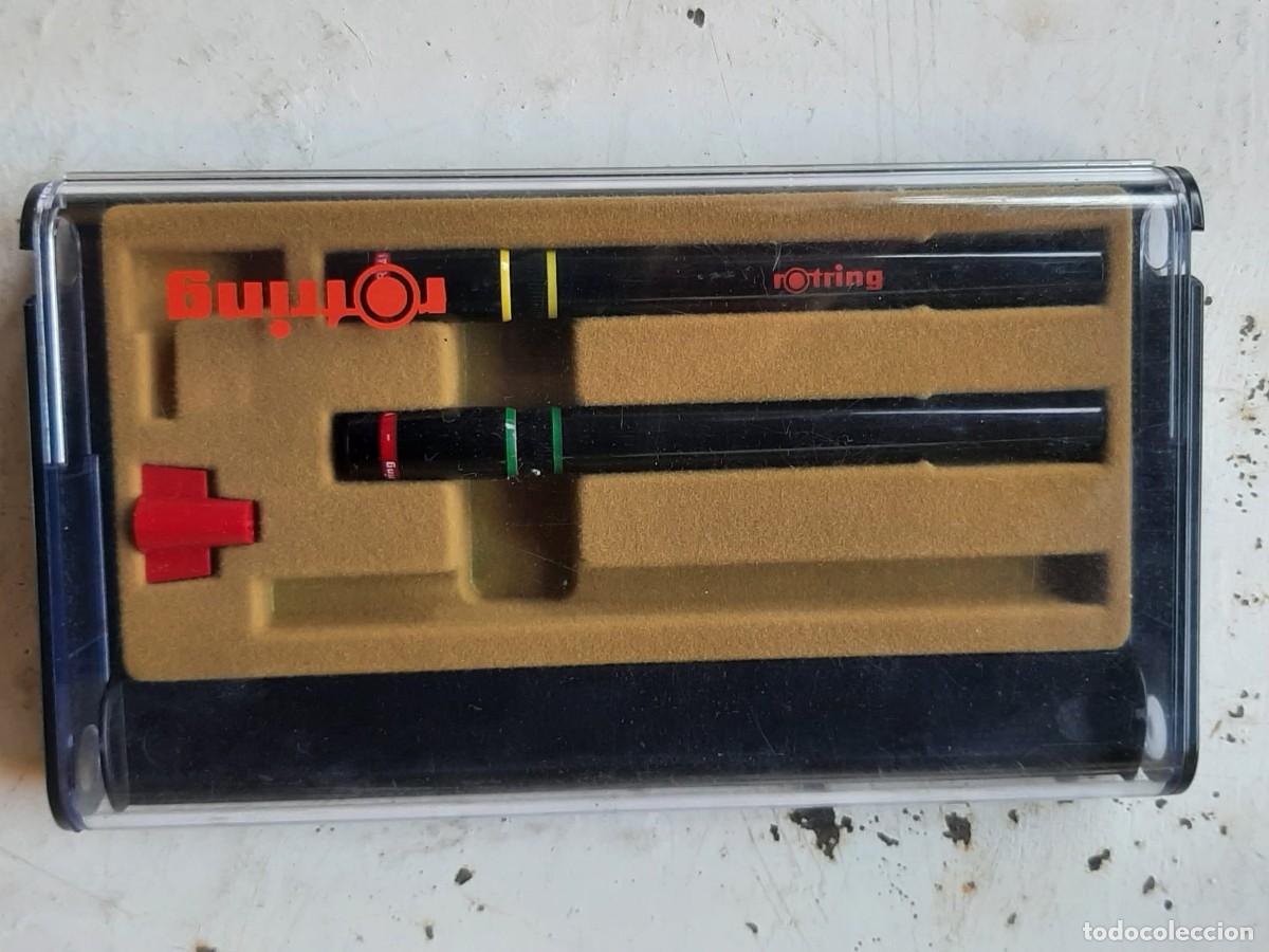 Escriban&iacute;a: Caja de rotring a&ntilde;os 70 - Foto 1