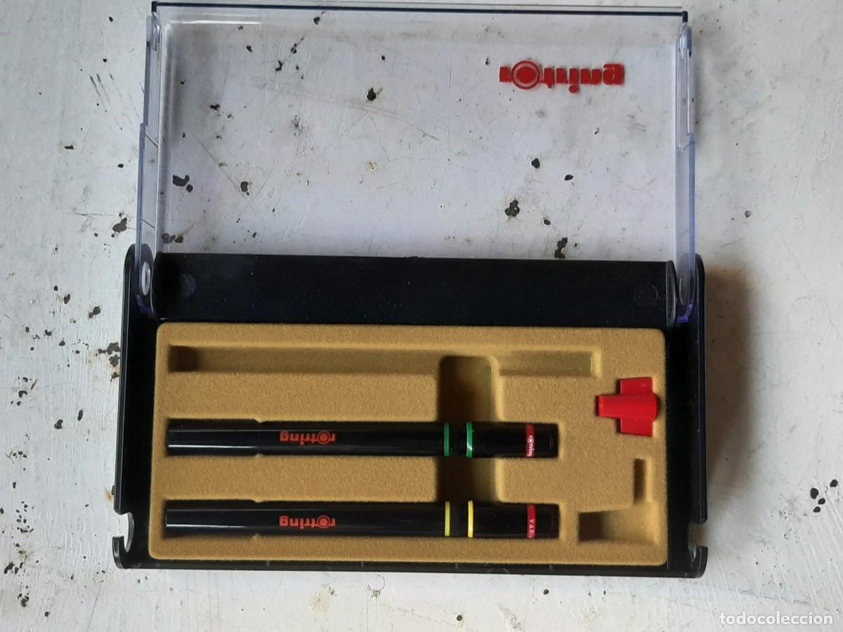 Escriban&iacute;a: Caja de rotring a&ntilde;os 70 - Foto 2