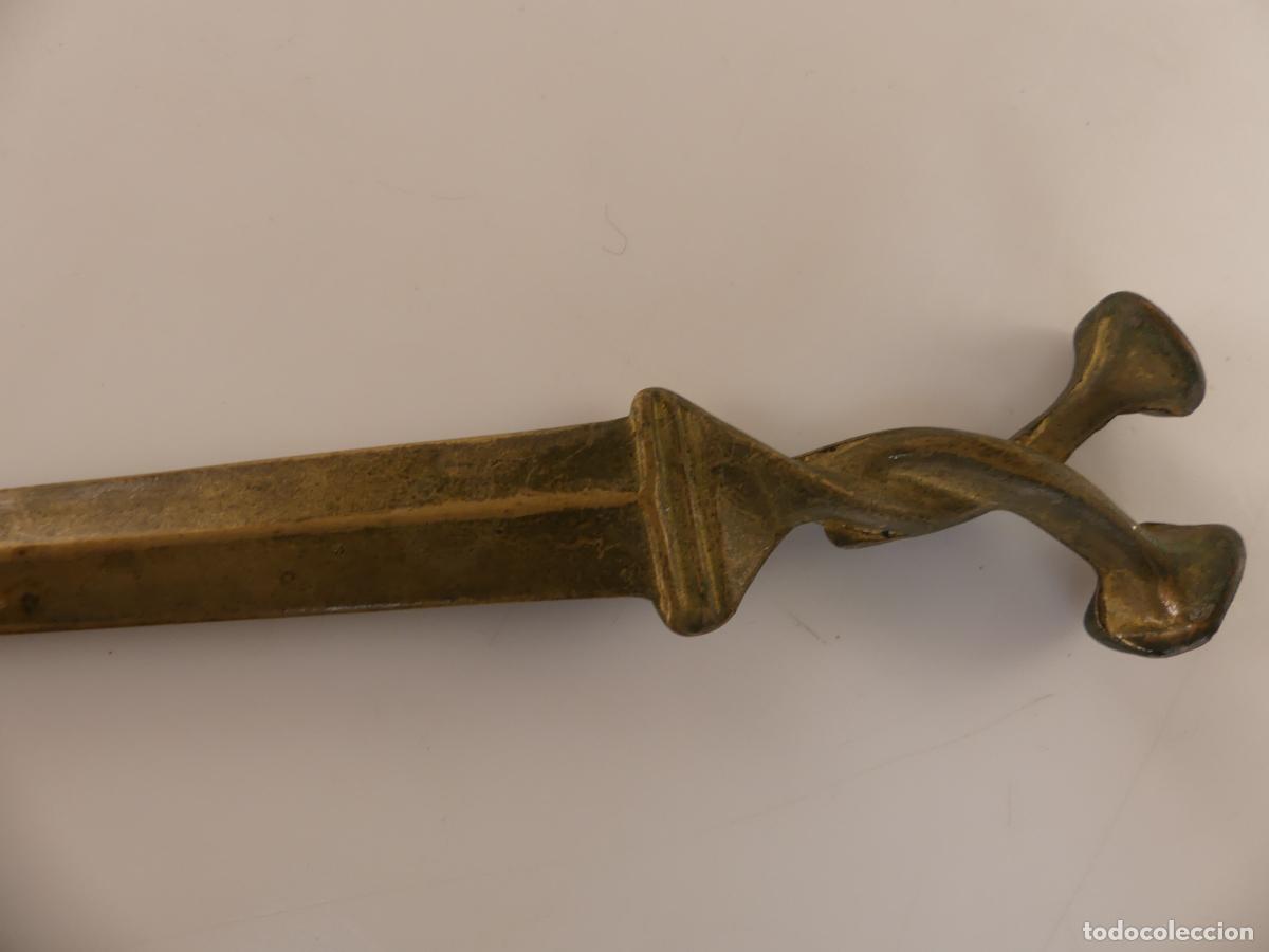 Escriban&iacute;a: ABRECARTAS DE LATON O BRONCE - Foto 3