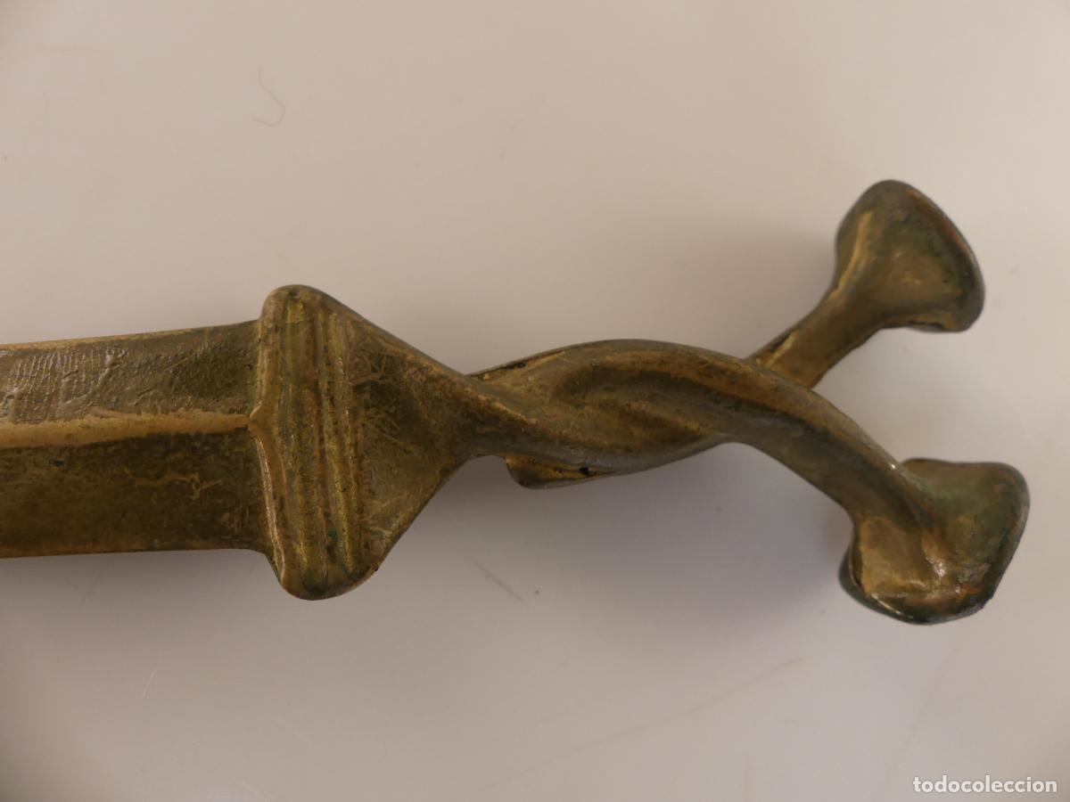 Escriban&iacute;a: ABRECARTAS DE LATON O BRONCE - Foto 4