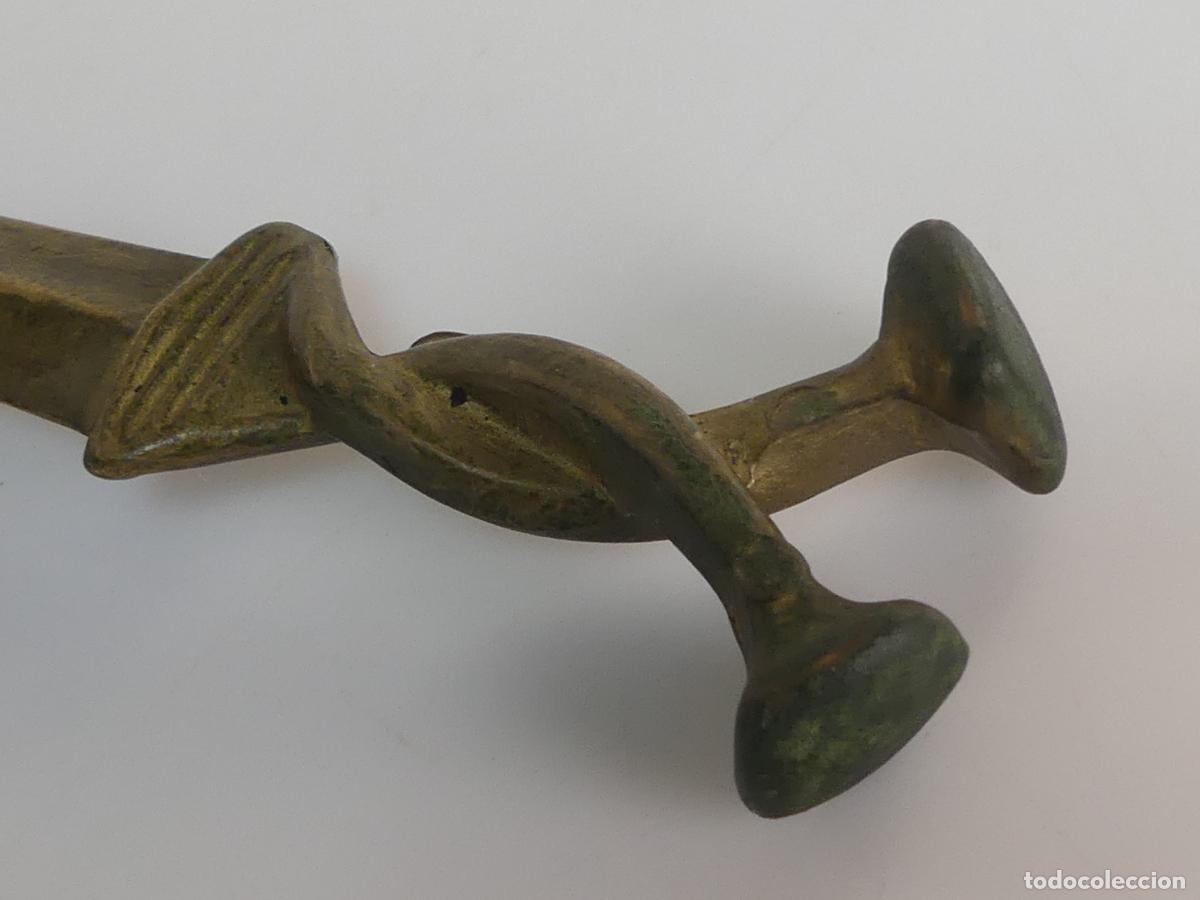 Escriban&iacute;a: ABRECARTAS DE LATON O BRONCE - Foto 6
