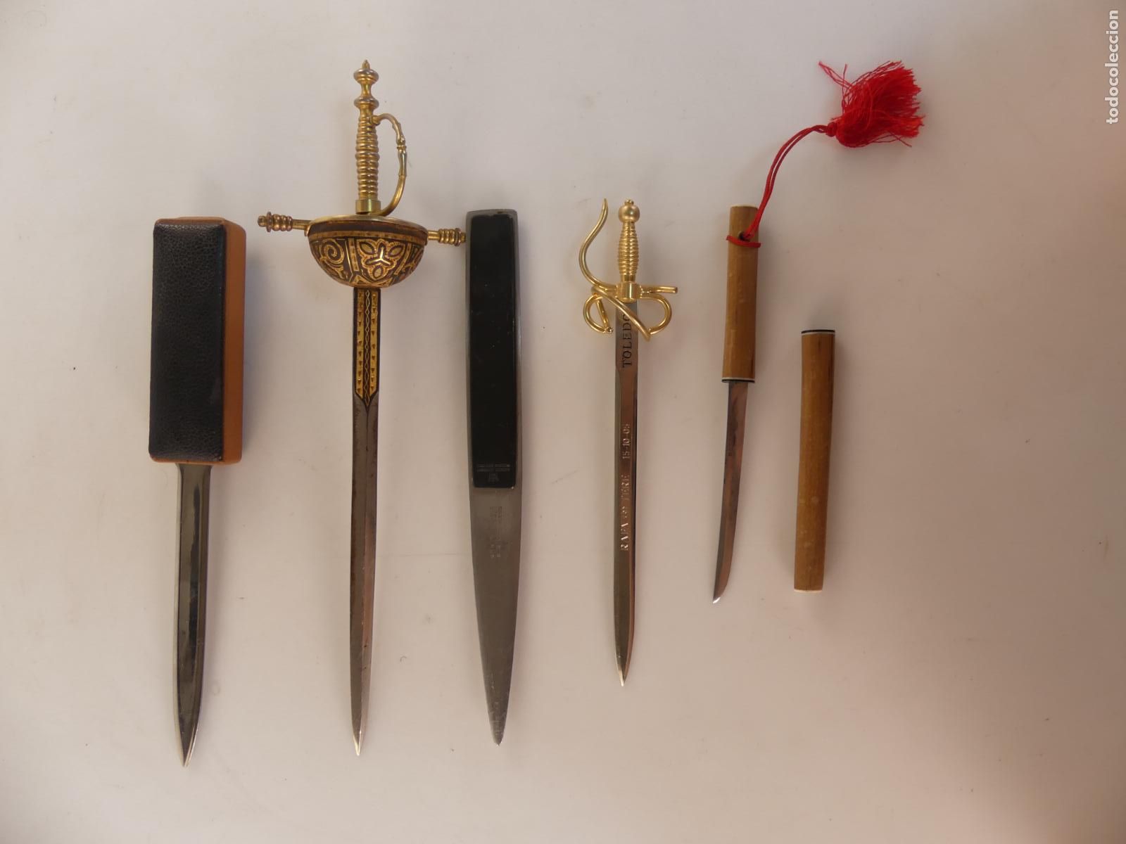 Schreibwaren: LOTE DE 5 ABRECARTAS