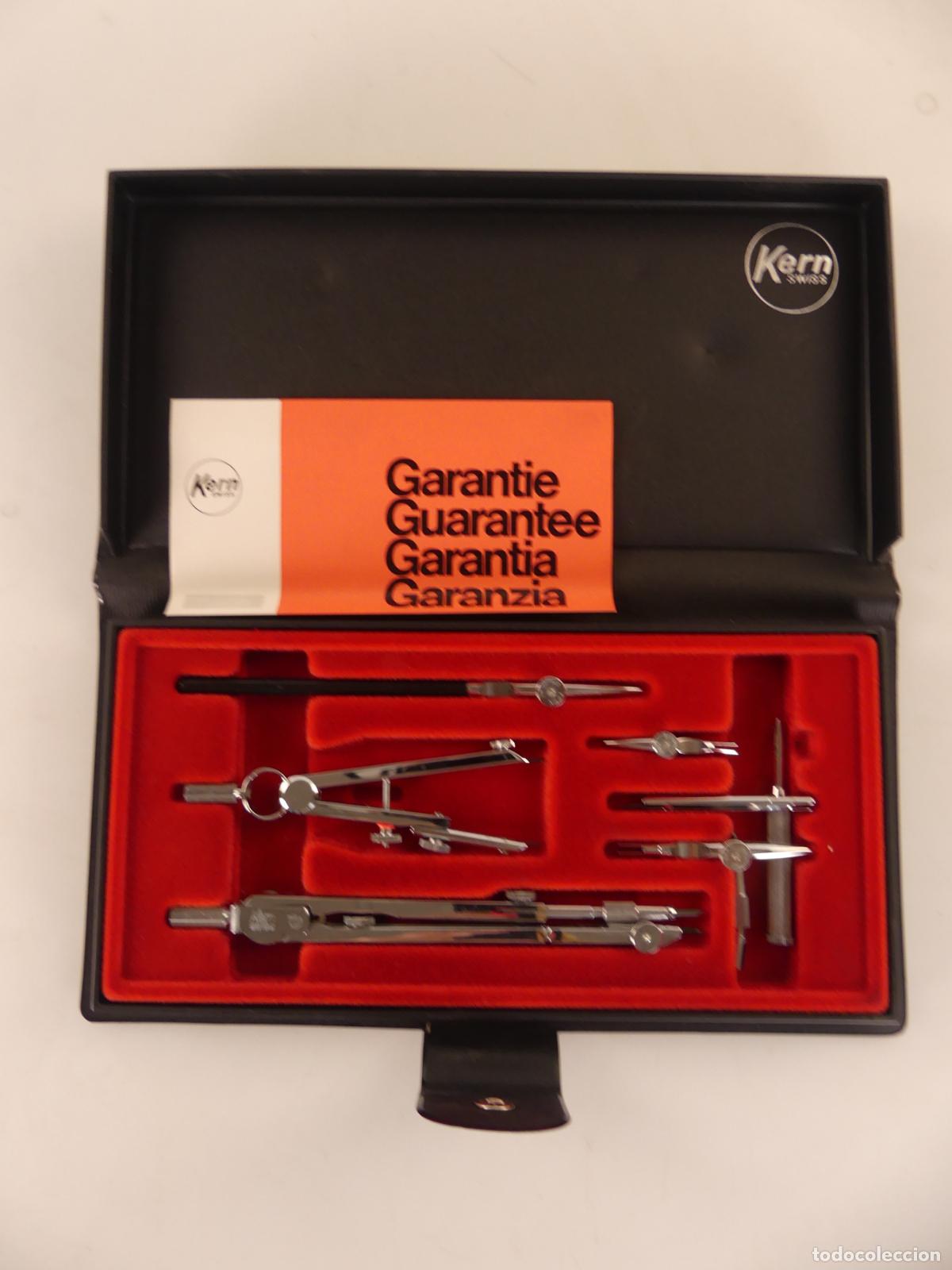 Writing Items: JUEGO DE COMPASES MARCA KERN CON ESTUCHE
