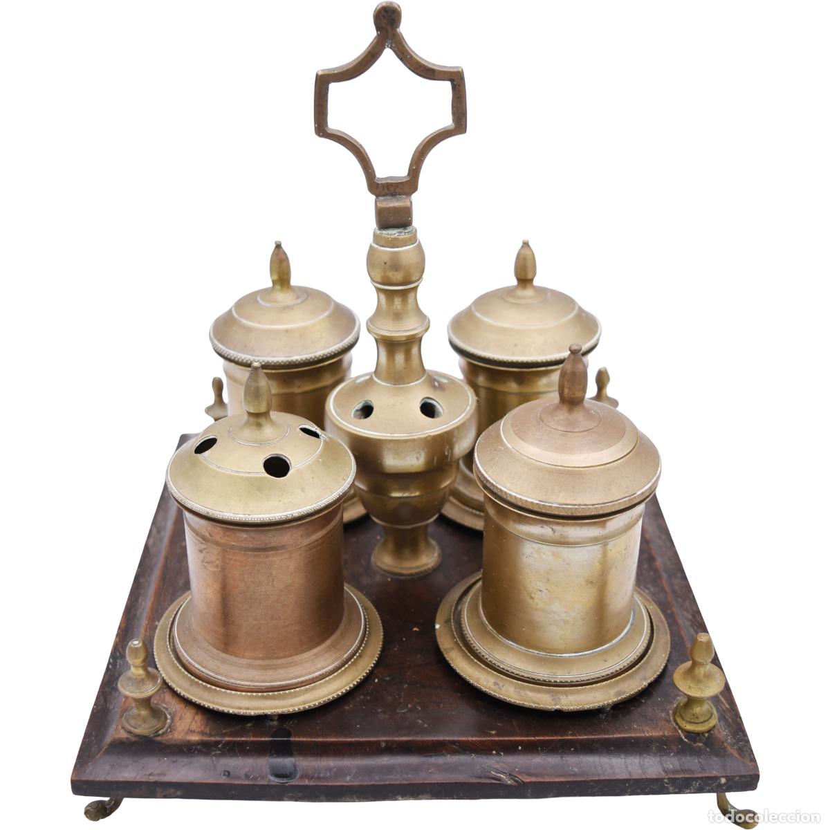 Schreibwaren: Conjunto de escritorio - Bronce antiguo