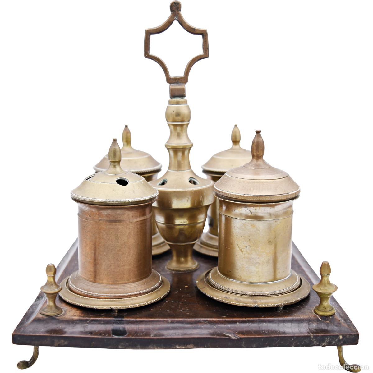 Escriban&iacute;a: Conjunto de escritorio - Bronce antiguo - Foto 3