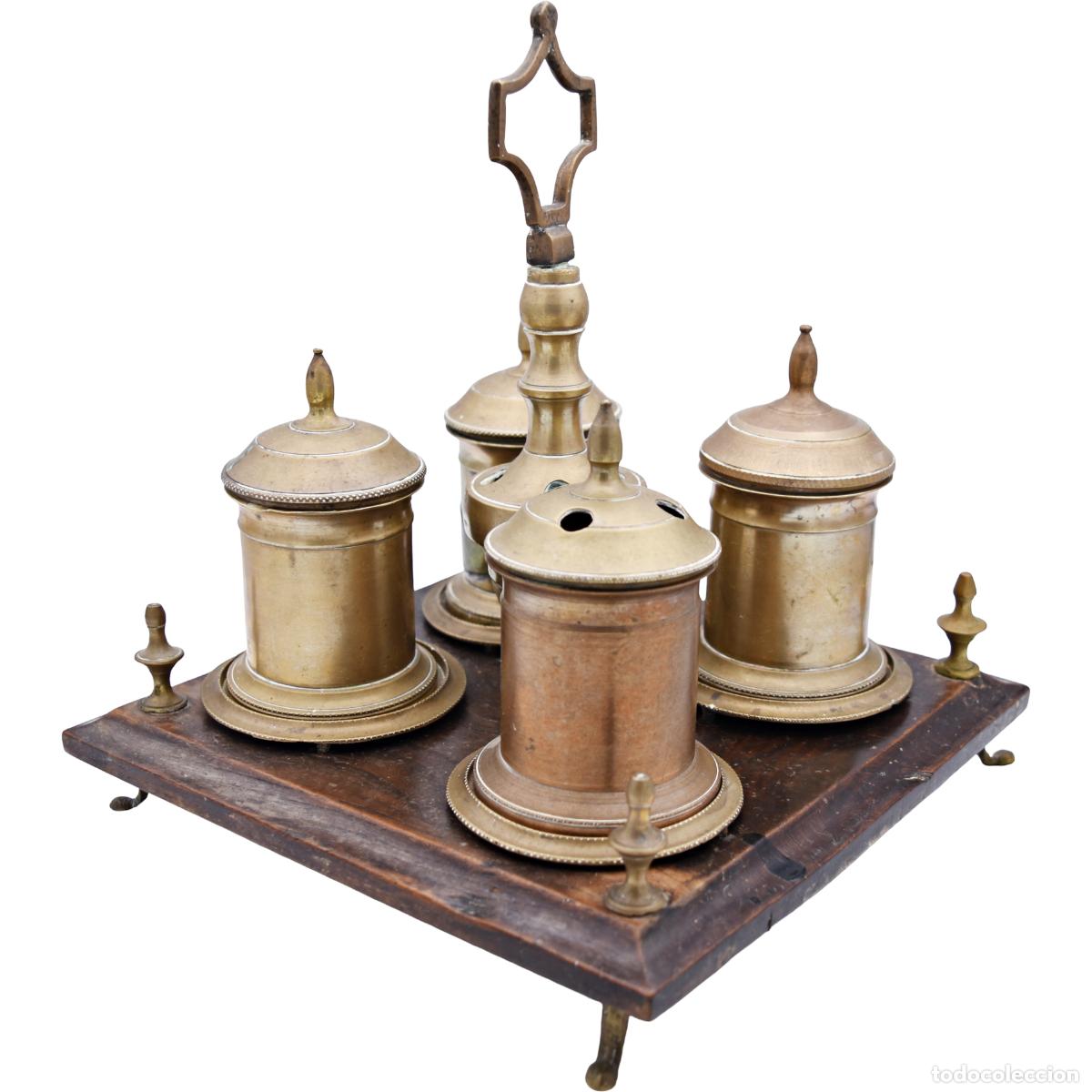 Escriban&iacute;a: Conjunto de escritorio - Bronce antiguo - Foto 4