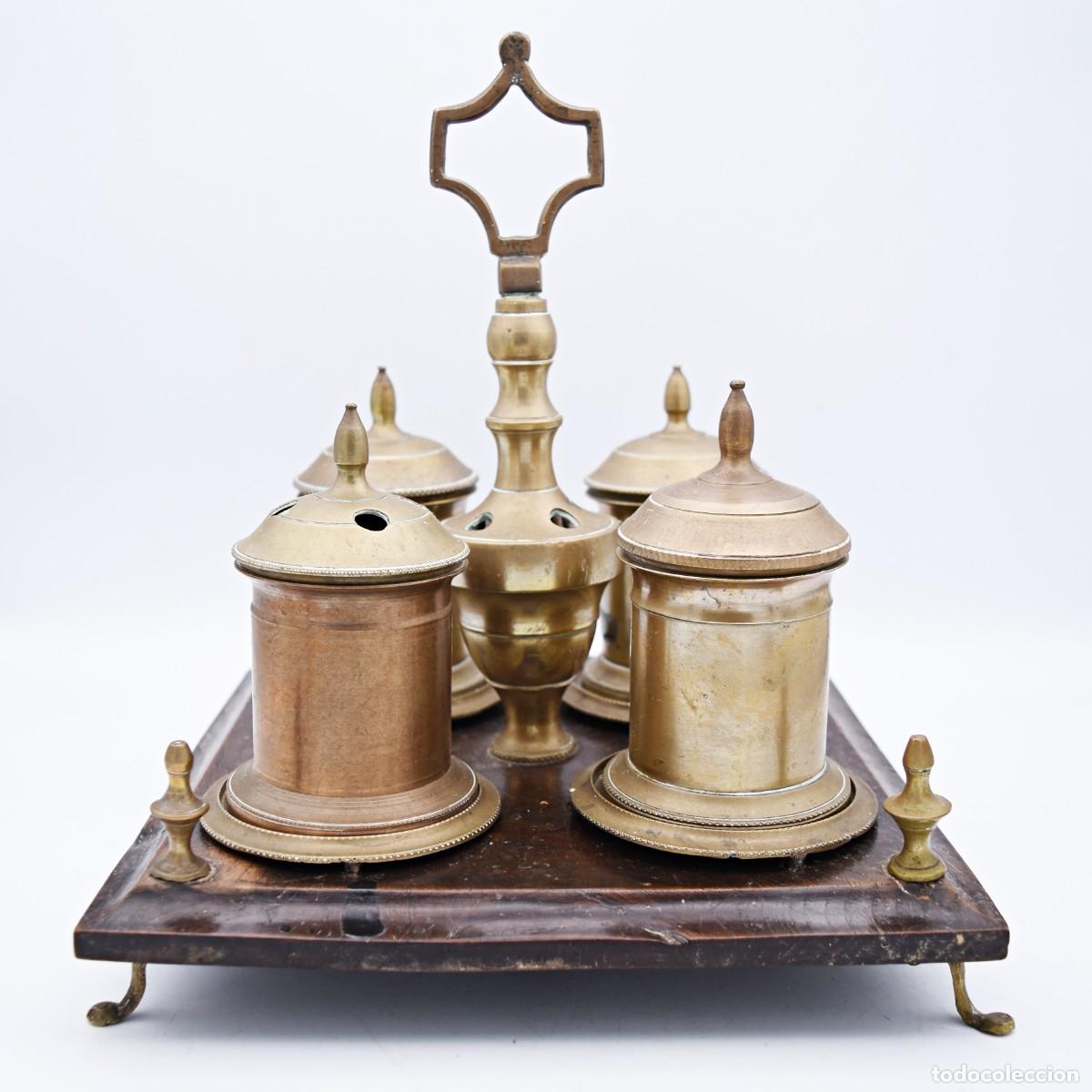 Escriban&iacute;a: Conjunto de escritorio - Bronce antiguo - Foto 9