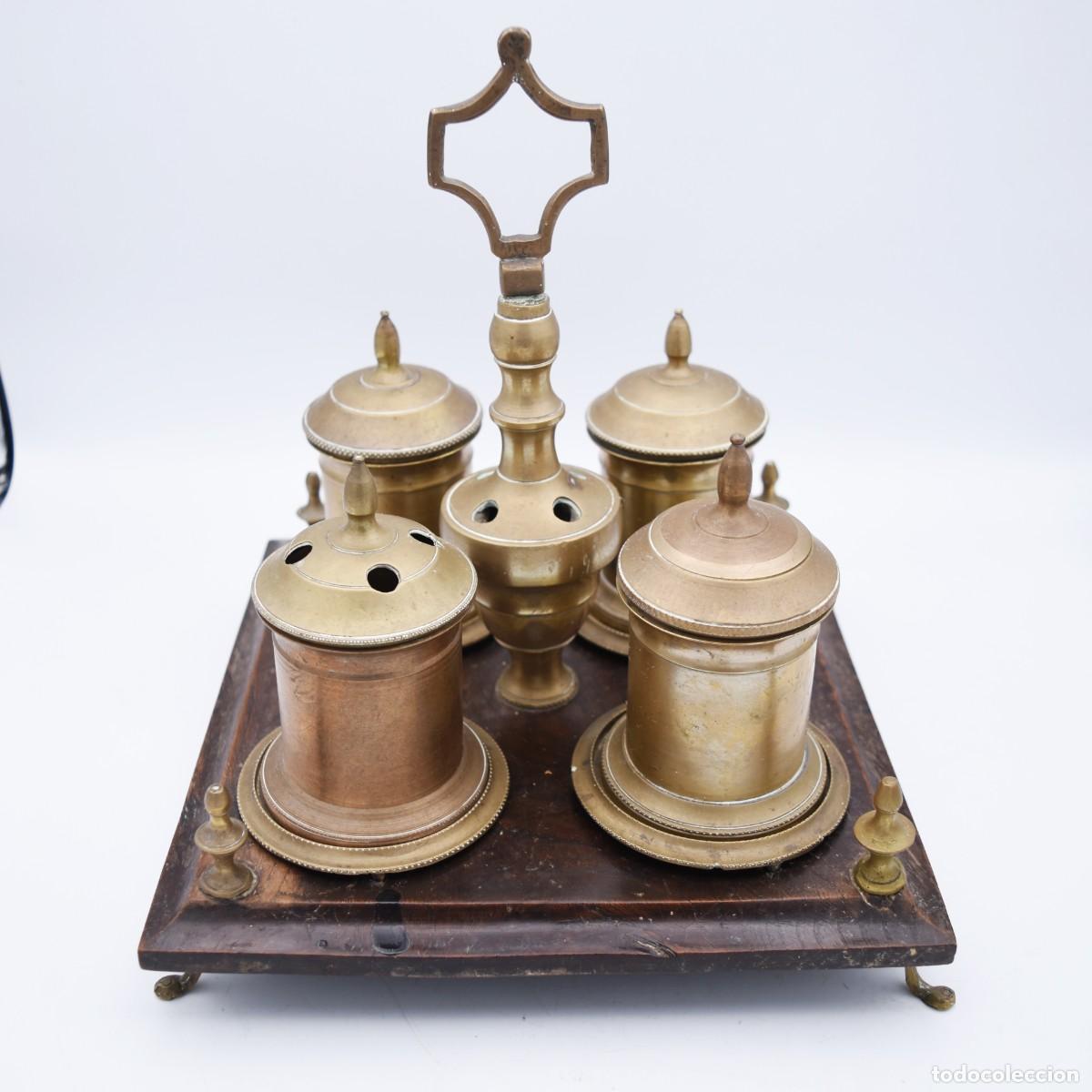 Escriban&iacute;a: Conjunto de escritorio - Bronce antiguo - Foto 10