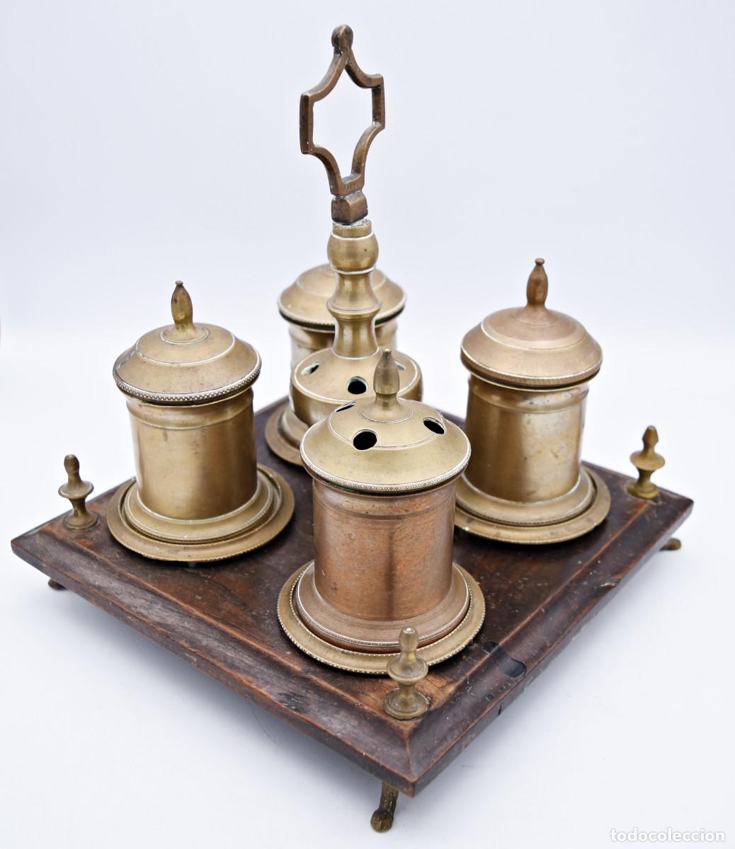 Escriban&iacute;a: Conjunto de escritorio - Bronce antiguo - Foto 11