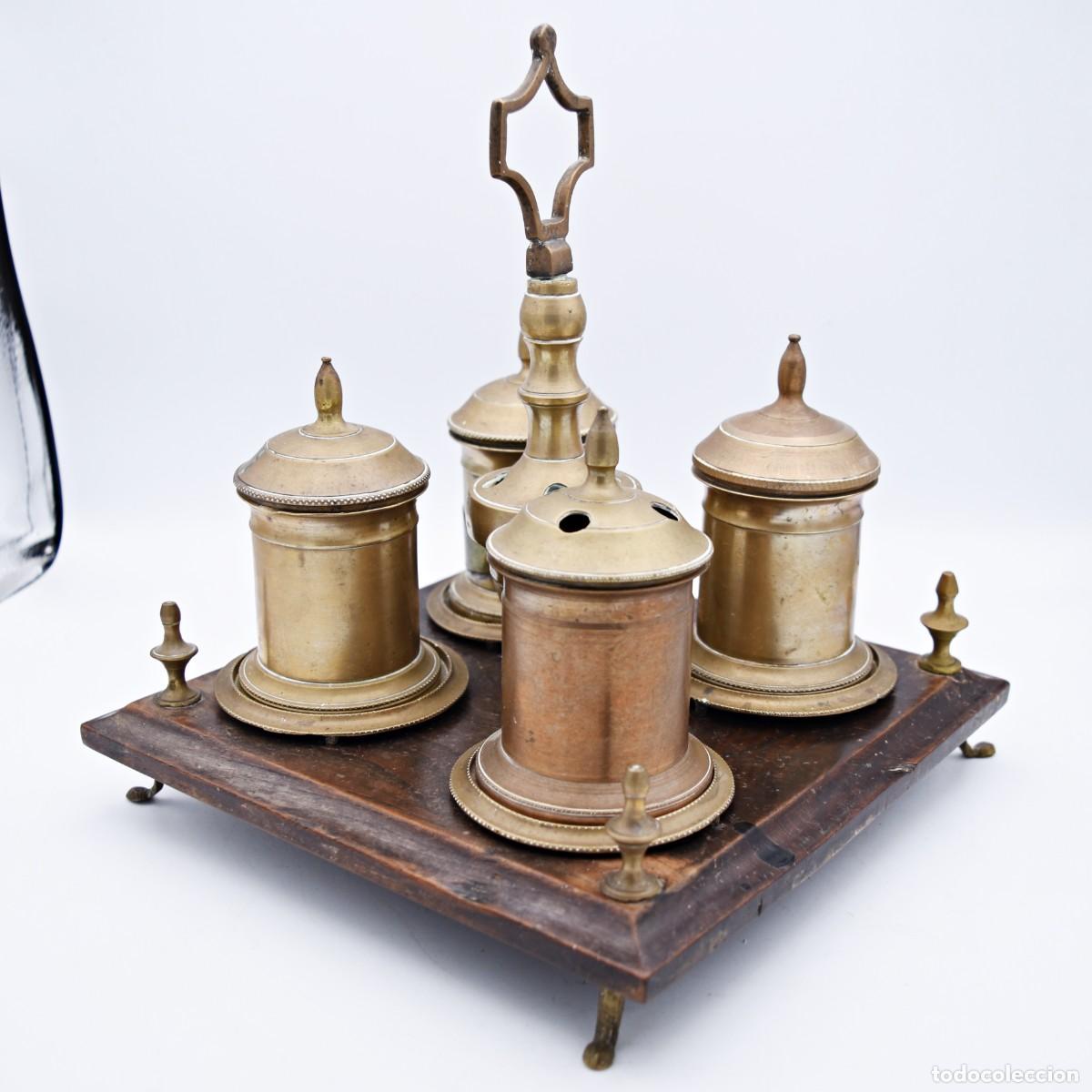 Escriban&iacute;a: Conjunto de escritorio - Bronce antiguo - Foto 12