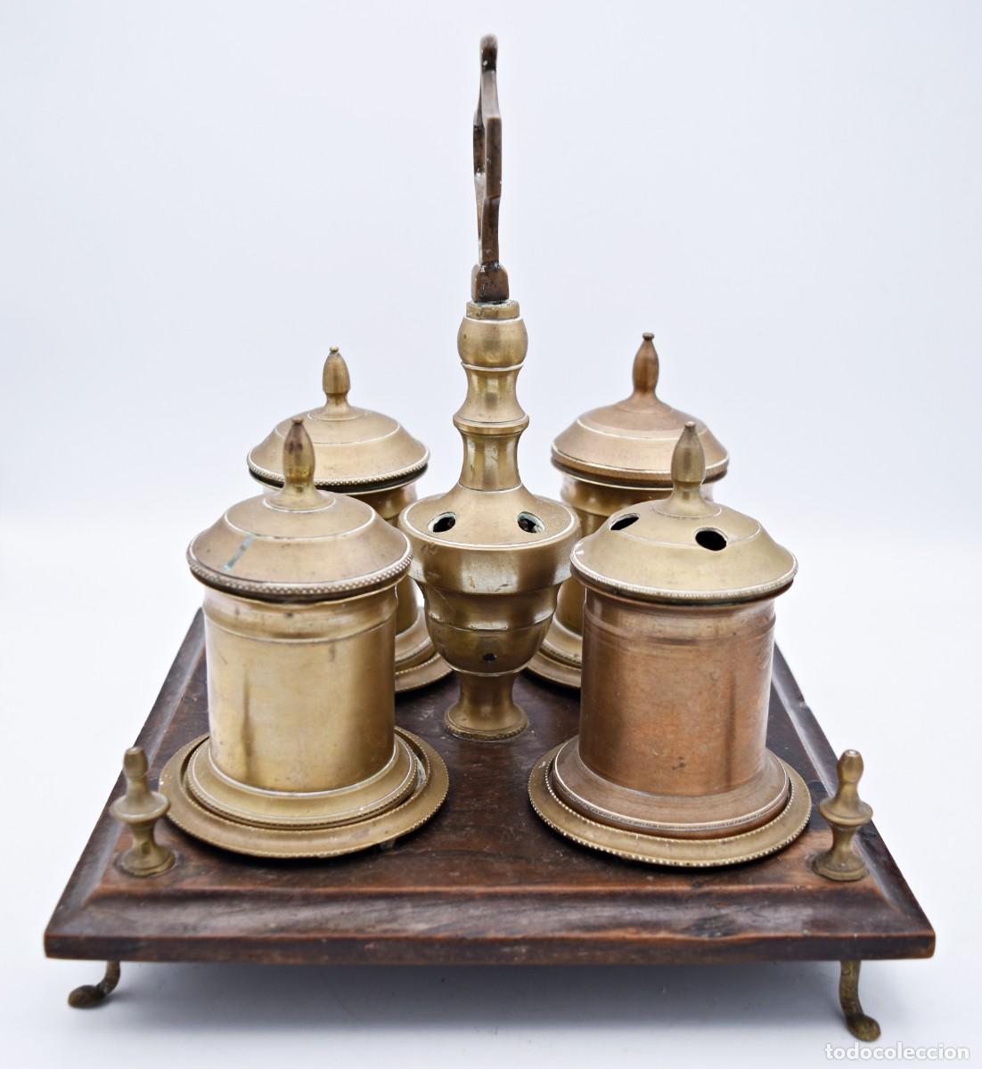 Escriban&iacute;a: Conjunto de escritorio - Bronce antiguo - Foto 13