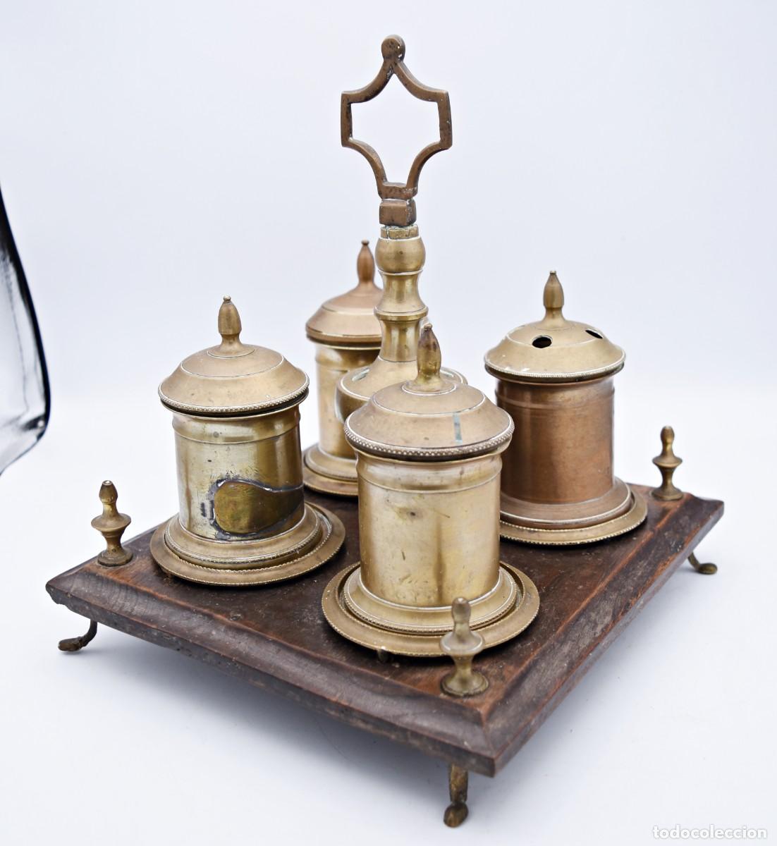 Escriban&iacute;a: Conjunto de escritorio - Bronce antiguo - Foto 14