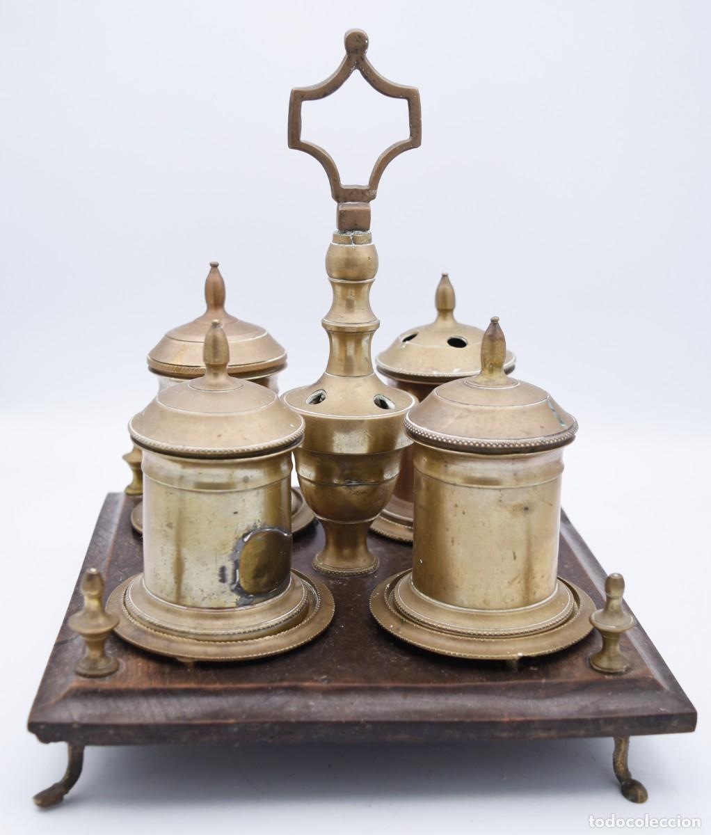Escriban&iacute;a: Conjunto de escritorio - Bronce antiguo - Foto 15