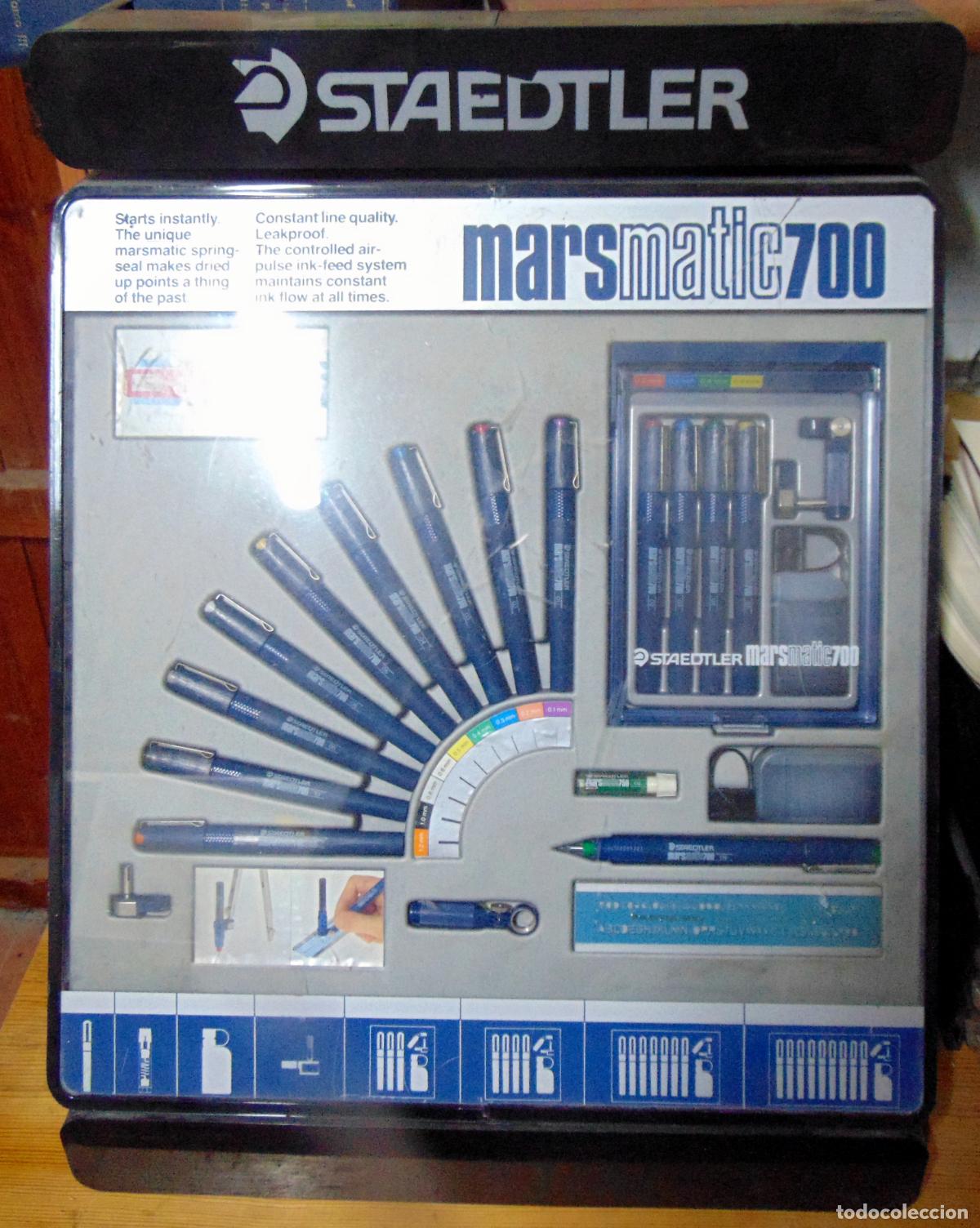 Escriban&iacute;a: GRAN EXPOSITOR DE PAPELERIA STAEDTLER MARSMATIC700, BUEN ESTADO 50 X 40