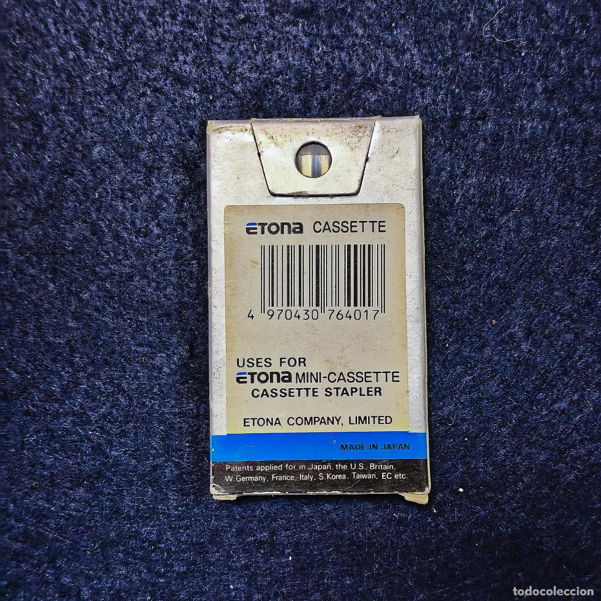 Escriban&iacute;a: 5 MINI-CASSETTE STAPLES. ETONA. GRAPAS ROJAS. SIN USAR - Foto 3