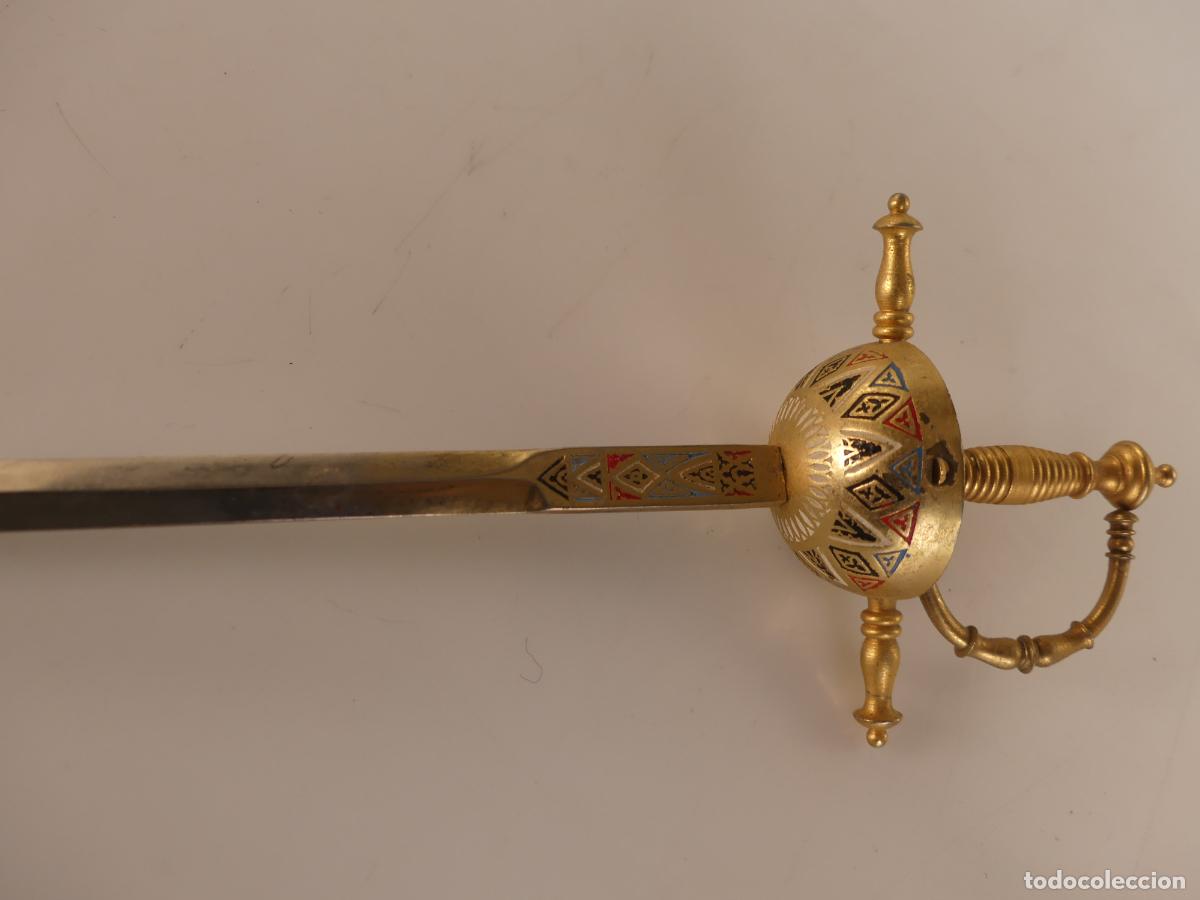 Escriban&iacute;a: ABRECARTAS FORMA DE ESPADA DE TOLEDO - Foto 2