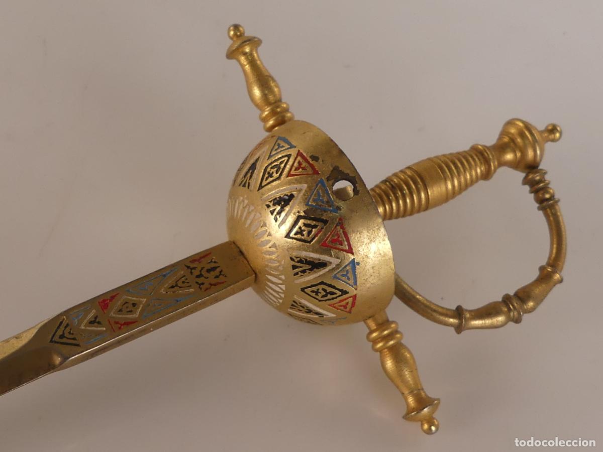 Escriban&iacute;a: ABRECARTAS FORMA DE ESPADA DE TOLEDO - Foto 3