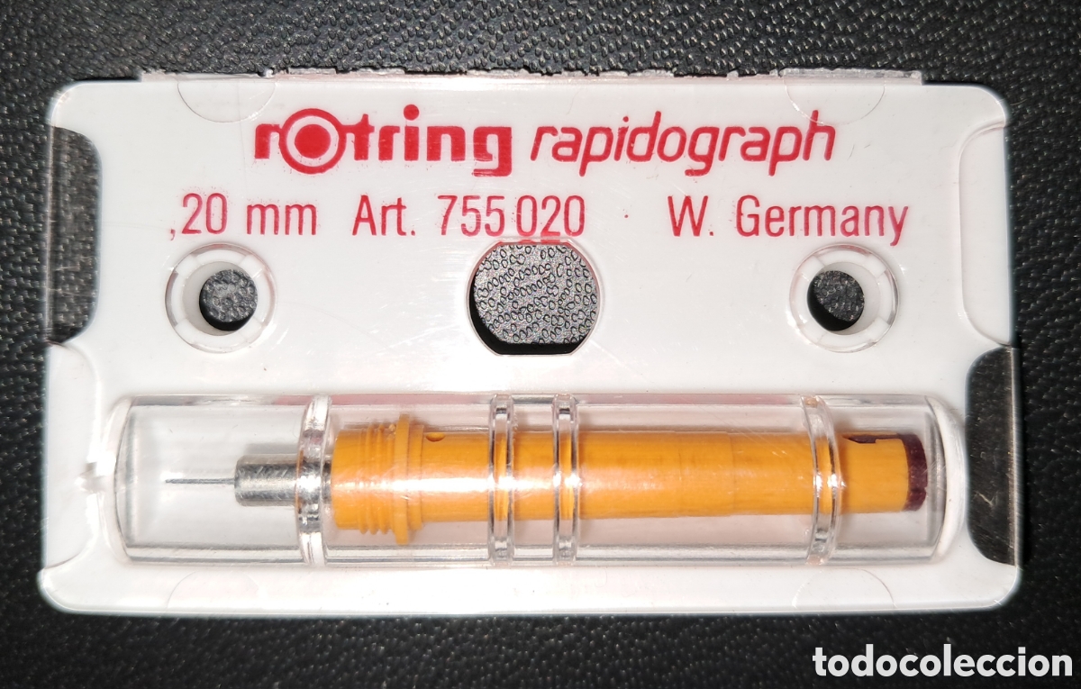 Schreibwaren: Rotring Rapidograph 0,20 mm. Articulo 755020 a&ntilde;os 80