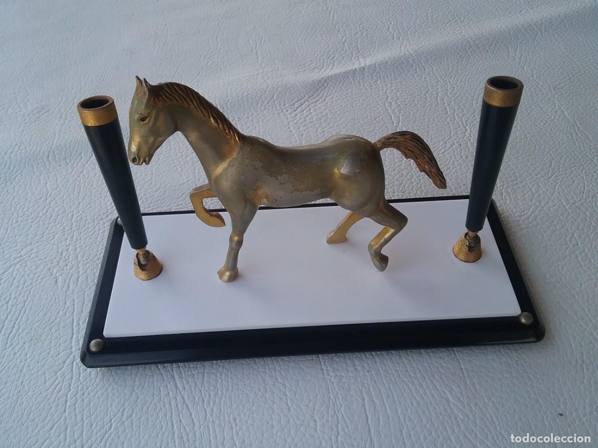 Schreibwaren: PRECIOSO PORTABOLIGRAFOS O PLUMAS ESCRIBANIA DE CABALLO VINTAGE
