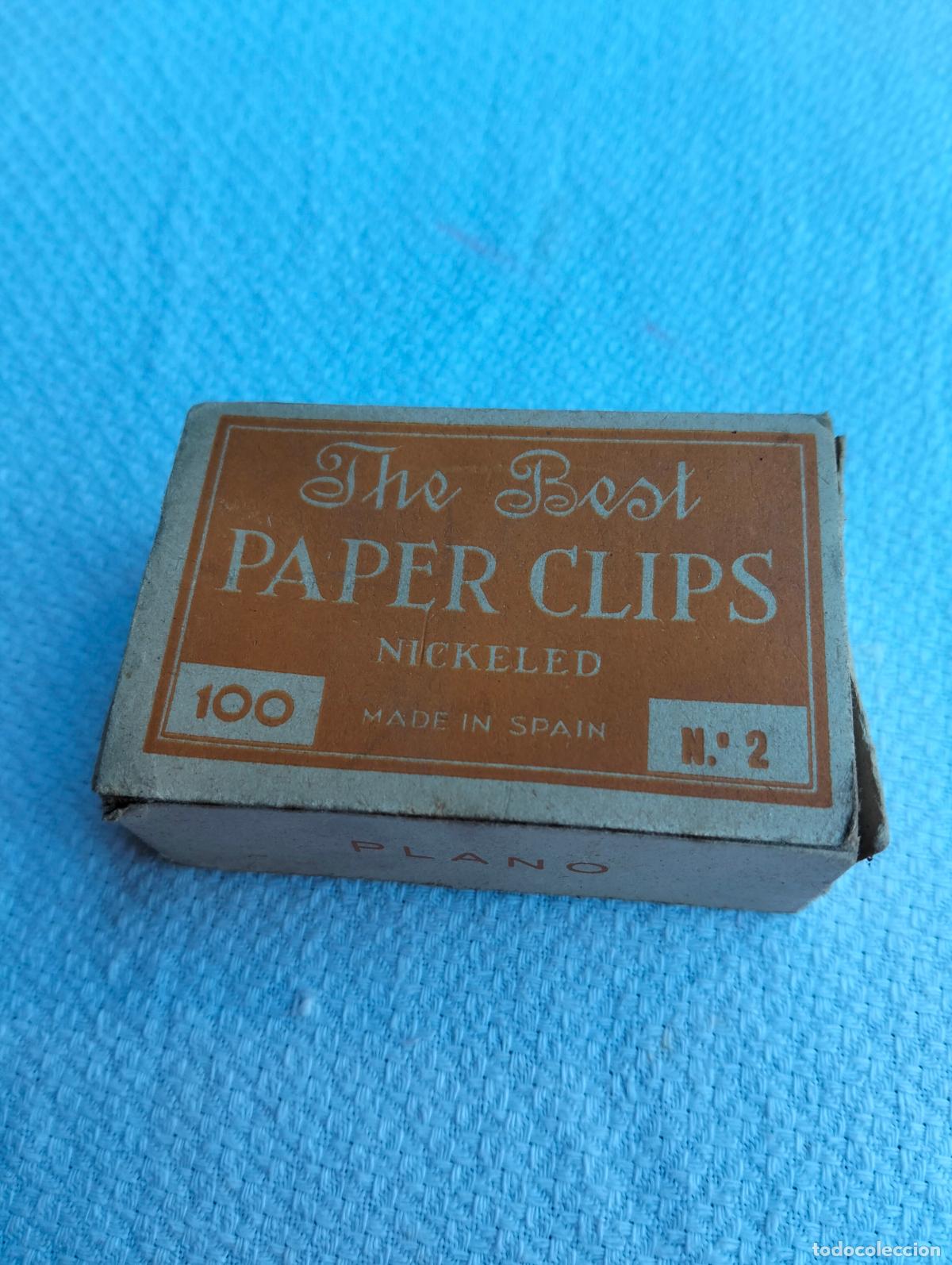 Escriban&iacute;a: The best paper clips nickeled 100 n&ordm;2 clip de papel plano antiguo inclompleto