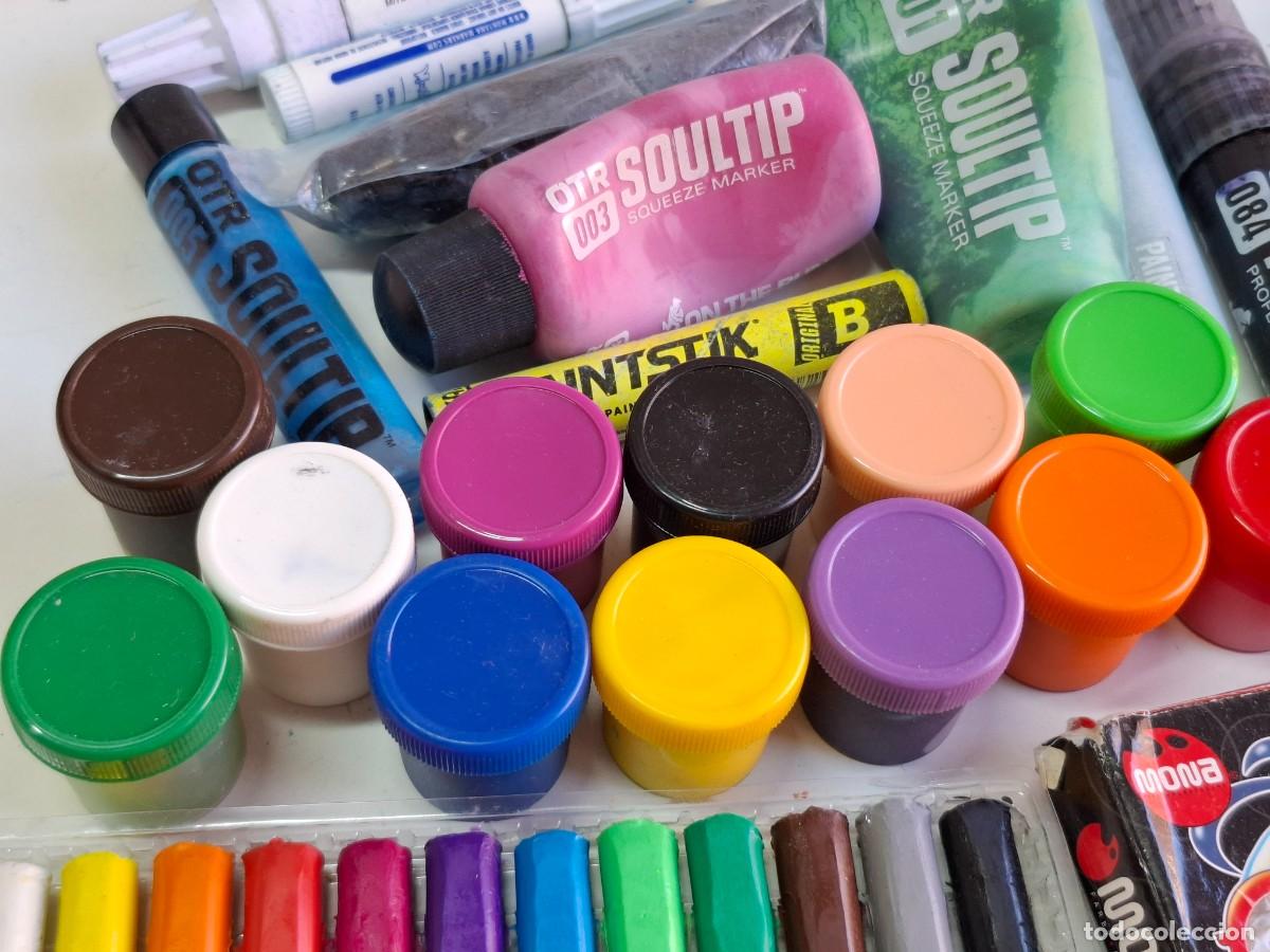 Escriban&iacute;a: LOTE DE PINTURAS, TEMPERAS Y PLASTILINA - Foto 4