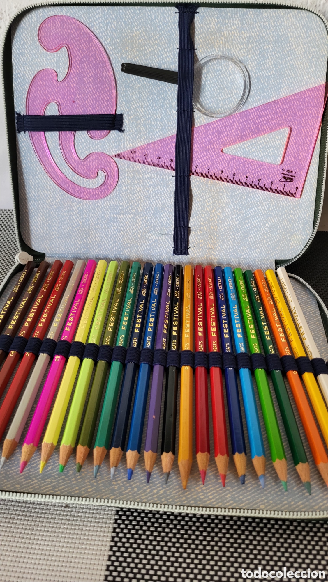 Escriban&iacute;a: Etuche escolar vintage a&ntilde;os 70-80&rdquo; - Foto 4