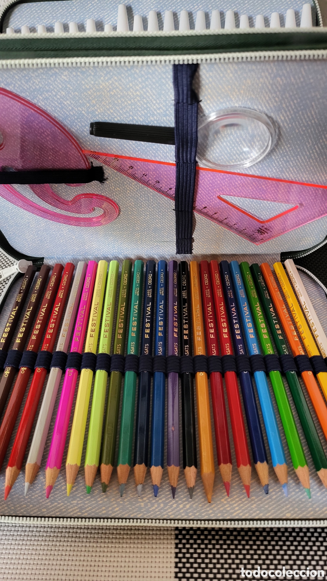 Escriban&iacute;a: Etuche escolar vintage a&ntilde;os 70-80&rdquo; - Foto 5