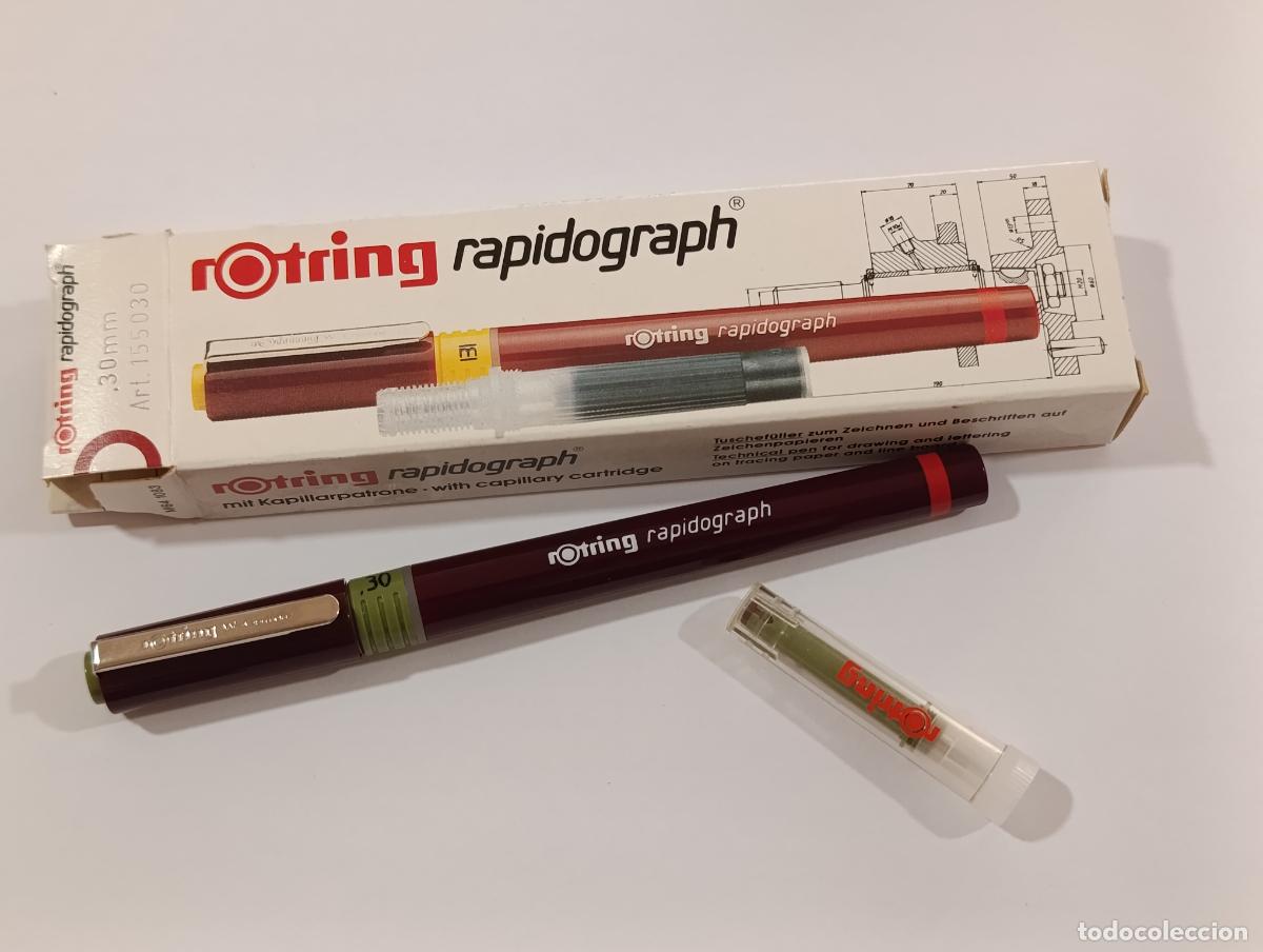 Escriban&iacute;a: ROTRING RAPIDOGRAPH CON CARGA CAPILAR. 0,30MM. DE TIENDA
