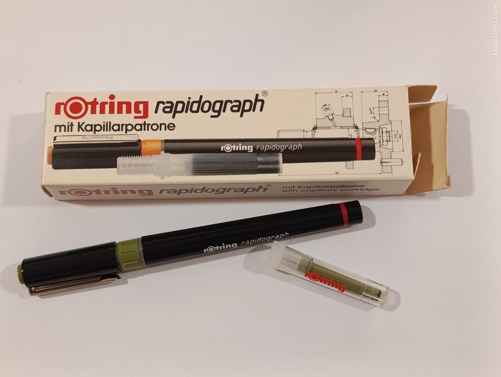 Escriban&iacute;a: ROTRING RAPIDOGRAPH CON CARGA CAPILAR. 0,30MM. DE TIENDA