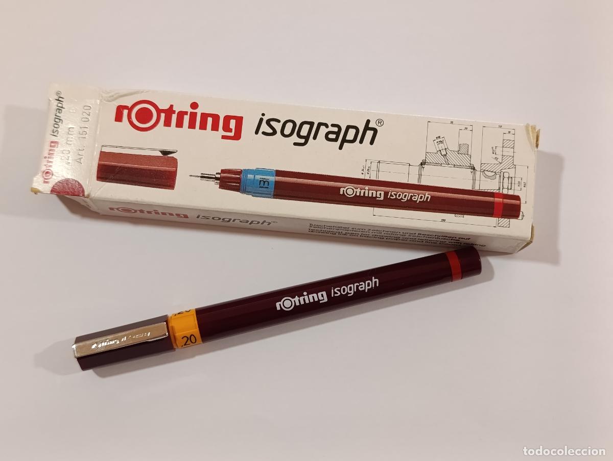 Escriban&iacute;a: ROTRING ISOGRAPH CON CARGA CAPILAR. 0,20MM. DE TIENDA - Foto 1