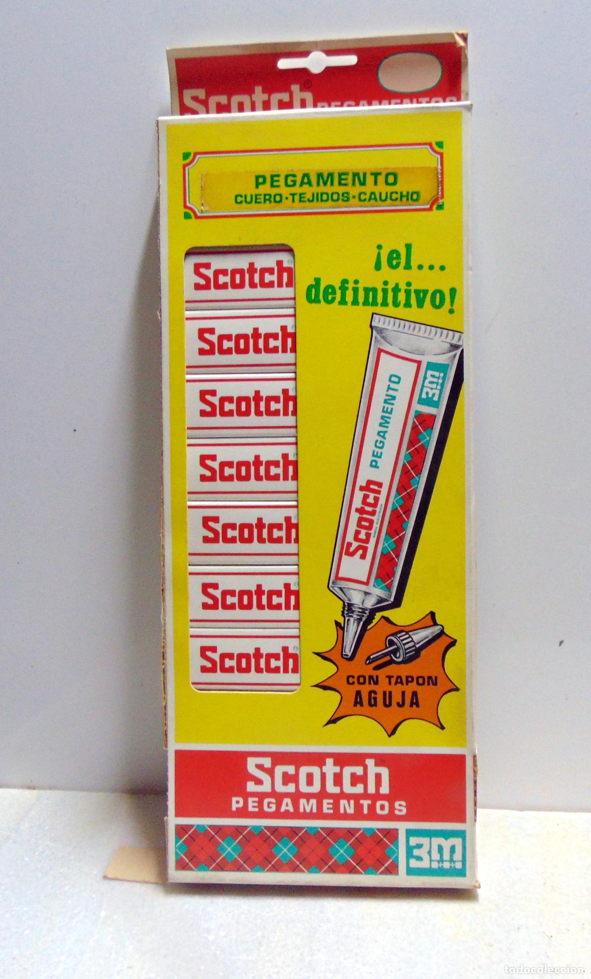 Escriban&iacute;a: EXPOSITOR DE PEGAMENTO SCOTCH , A&Ntilde;OS 60-70 COMPLETO, DECORATIVO