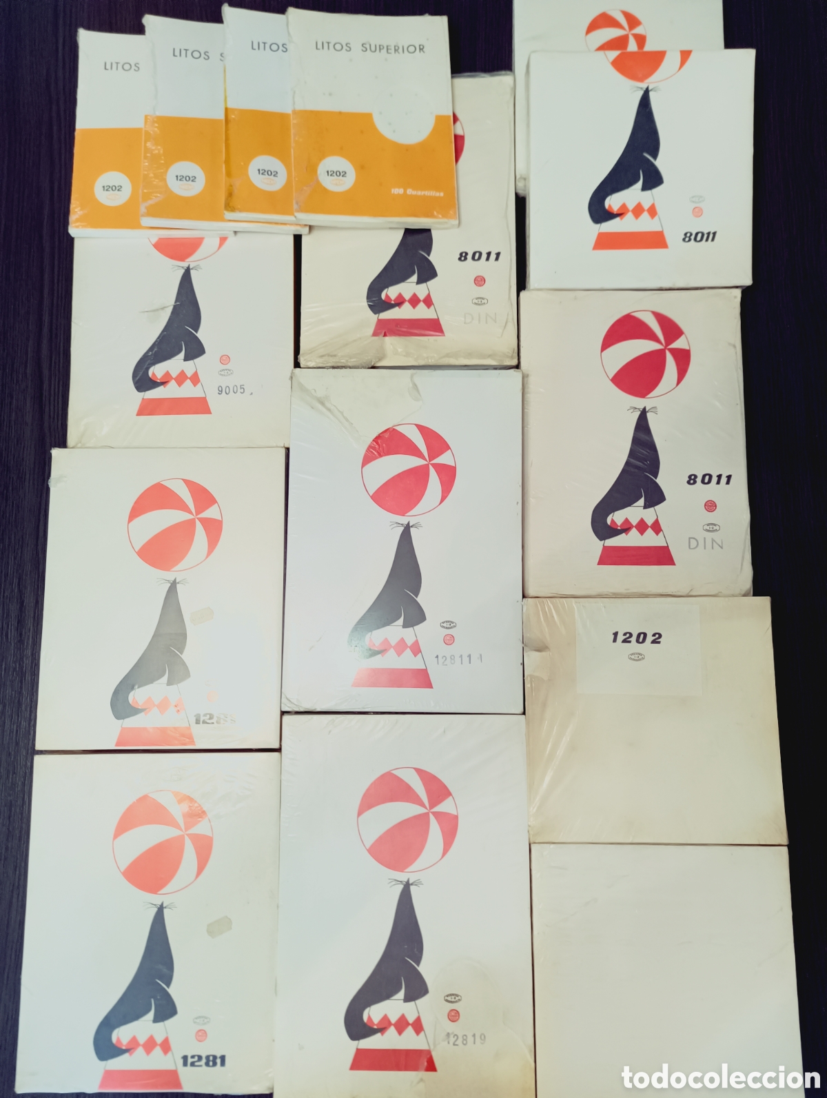 Escriban&iacute;a: Lote Antiguo Papel Oficina A&ntilde;os 50