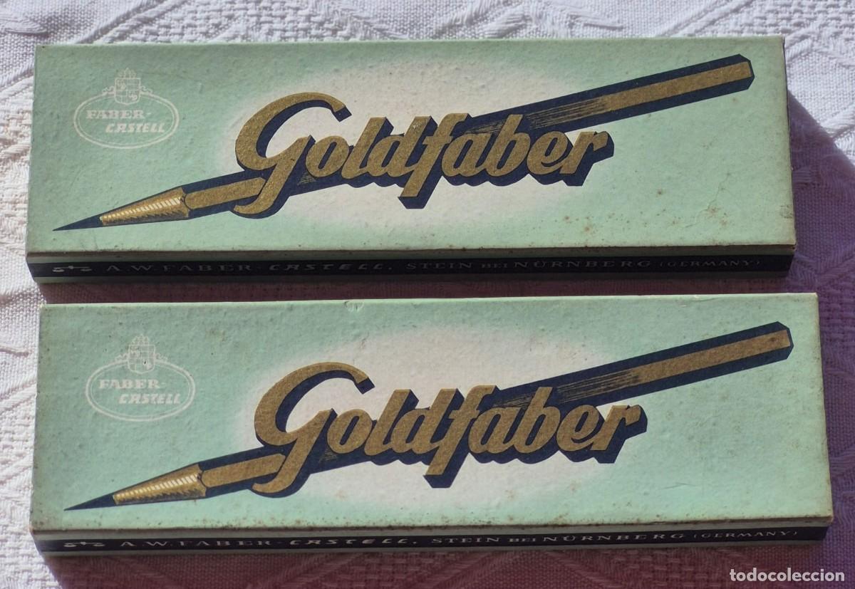 Escriban&iacute;a: A.W.FABER-CASTELL &ndash; GOLDFABER n&ordm; 4000 COP. F copying hard &ndash;Germany-caja 12 l&aacute;pices - lote 2 und