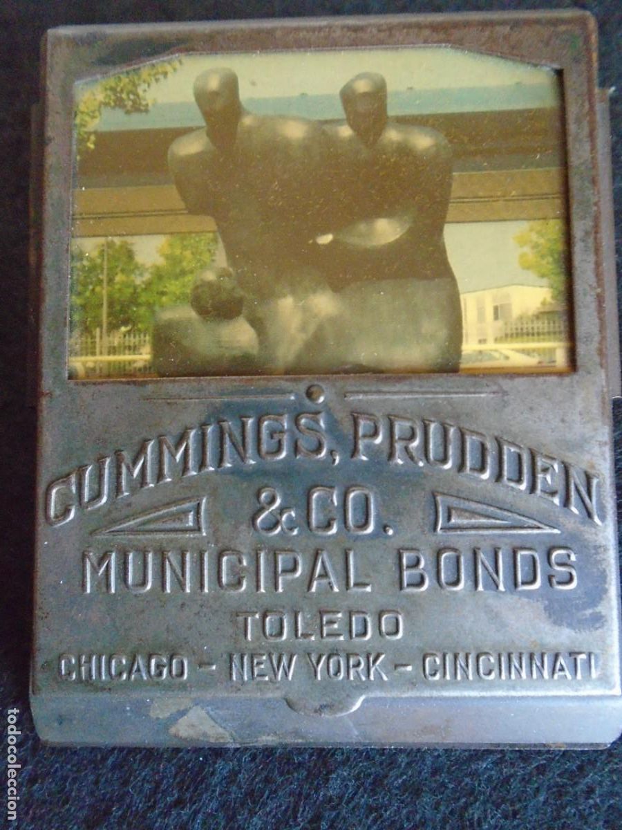 Escriban&iacute;a: (PUB-260905)PINZA SUJETA PAPELES A&Ntilde;OS 20S-CUMMINGS.PRUDDEN & CO.MUNICIPAL BONDS TOLEDO,ETC.