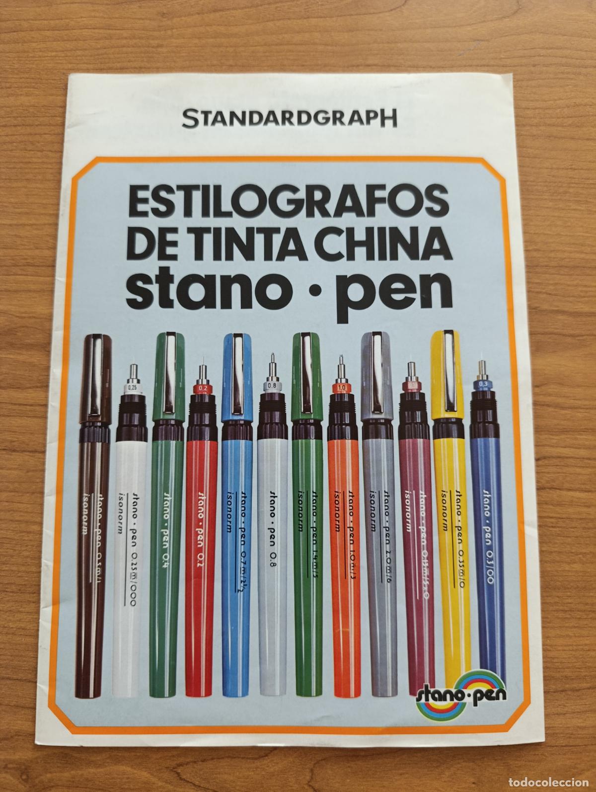 Escriban&iacute;a: CATALOGO STANDARDGRAPH. ESTILOGRAFOS DE TINA CHINA. PLUMAS, ESTUCHES DE TRABAJO.