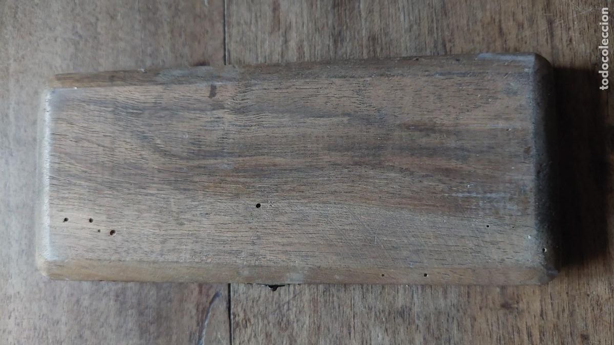 Escriban&iacute;a: Antiguo juego de compas en madera y hierro - Foto 3