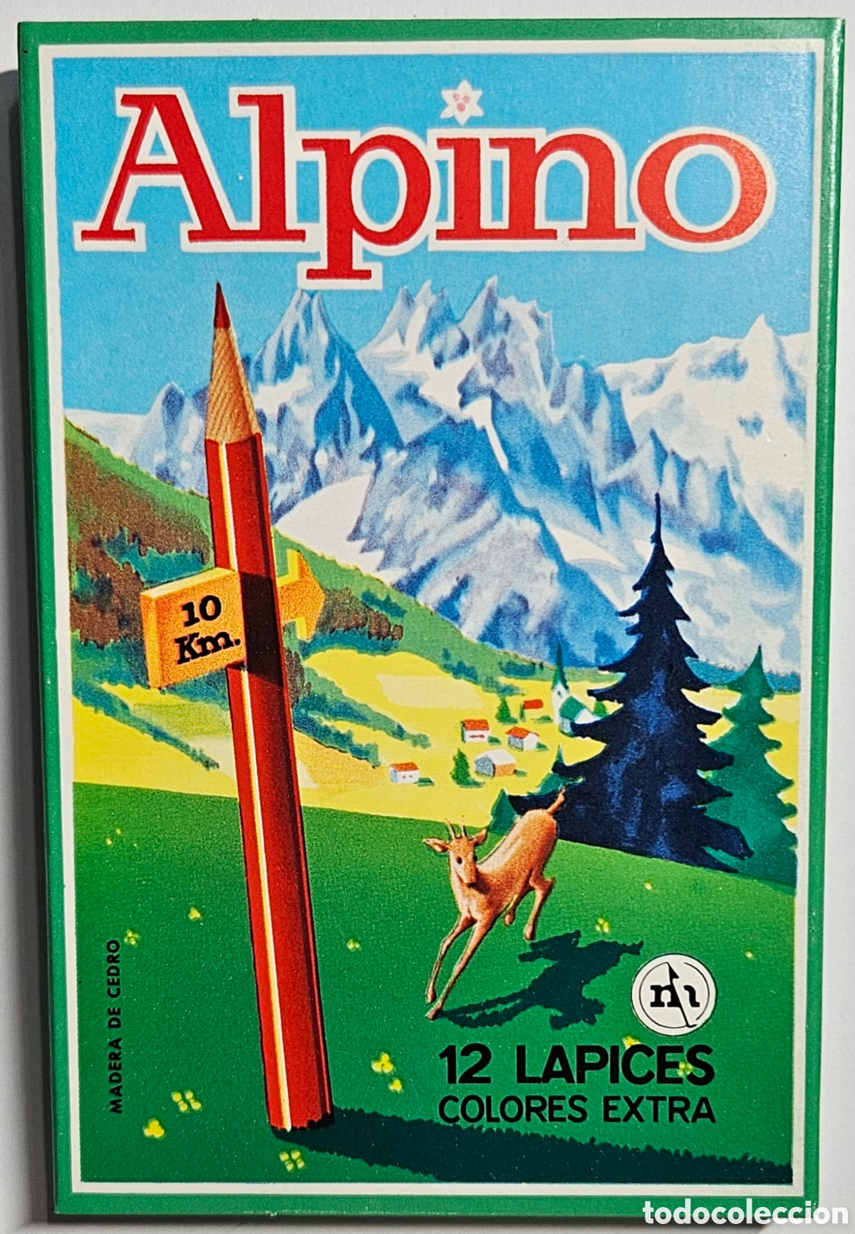 Escriban&iacute;a: MASATS CAJA DE 12 LAPICES COLOR ALPINO N&ordm; 653, CEDRO. A&Ntilde;OS 70