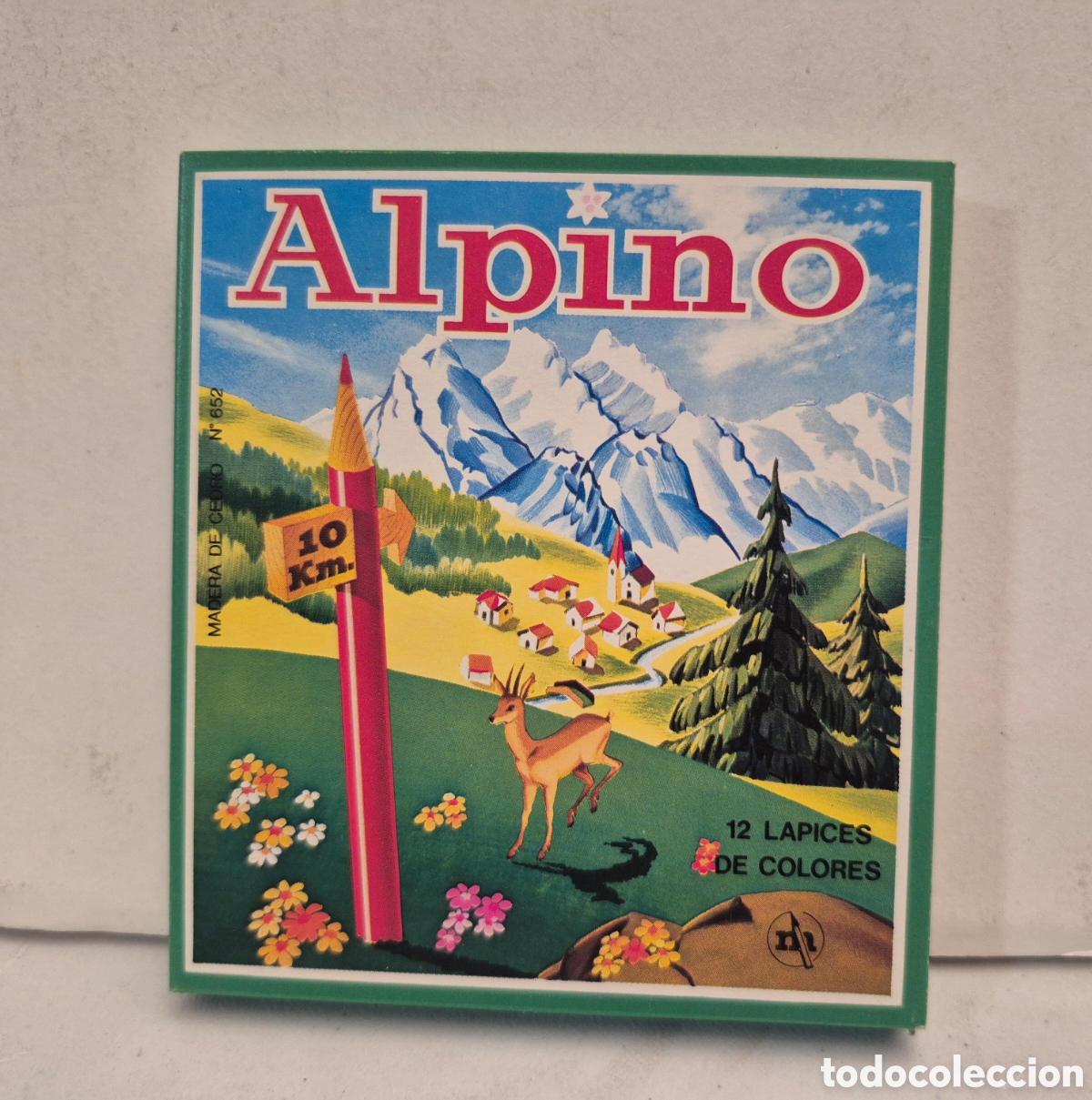 Escriban&iacute;a: MASATS CAJA DE 12 LAPICES COLOR ALPINO N&ordm; 652, CEDRO. A&Ntilde;OS 70