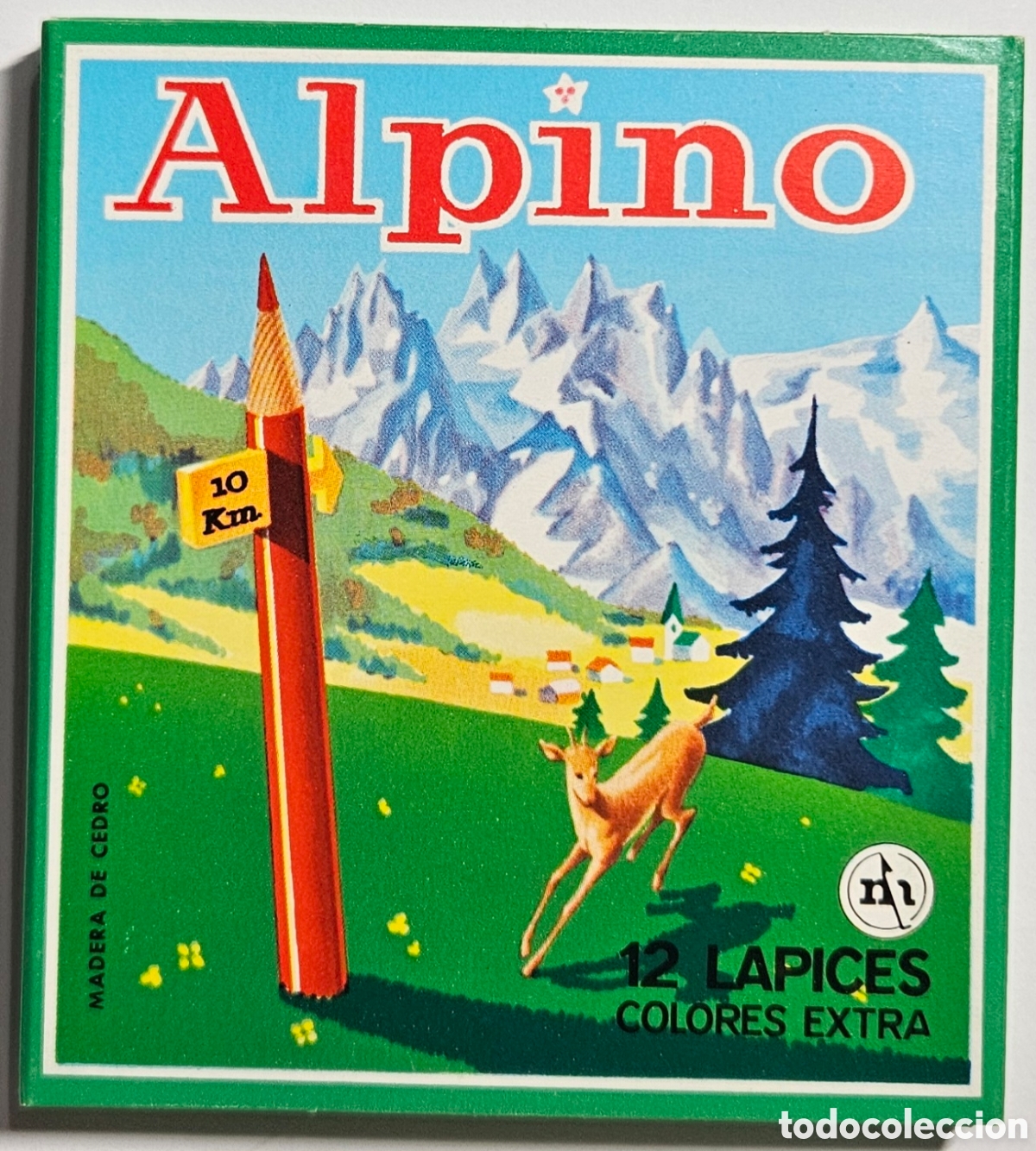 Escriban&iacute;a: MASATS CAJA DE 12 LAPICES COLOR ALPINO N&ordm; 652, CEDRO. A&Ntilde;OS 70